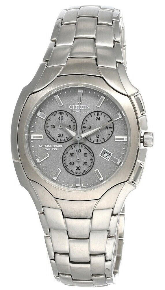 CITIZEN Eco Drive Silver Dial S-Steel Men's Watch AT0880-50A