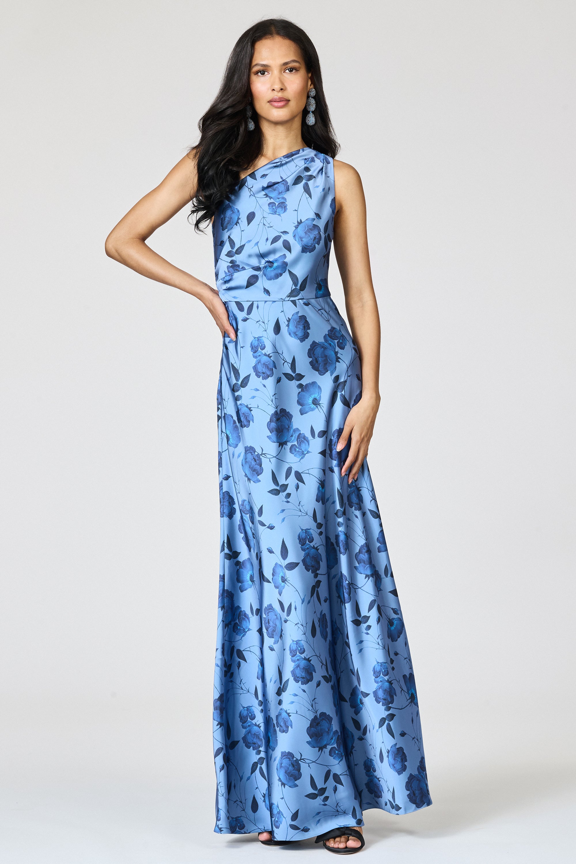 DELPHINE GOWN - WILD STEEL ROSES