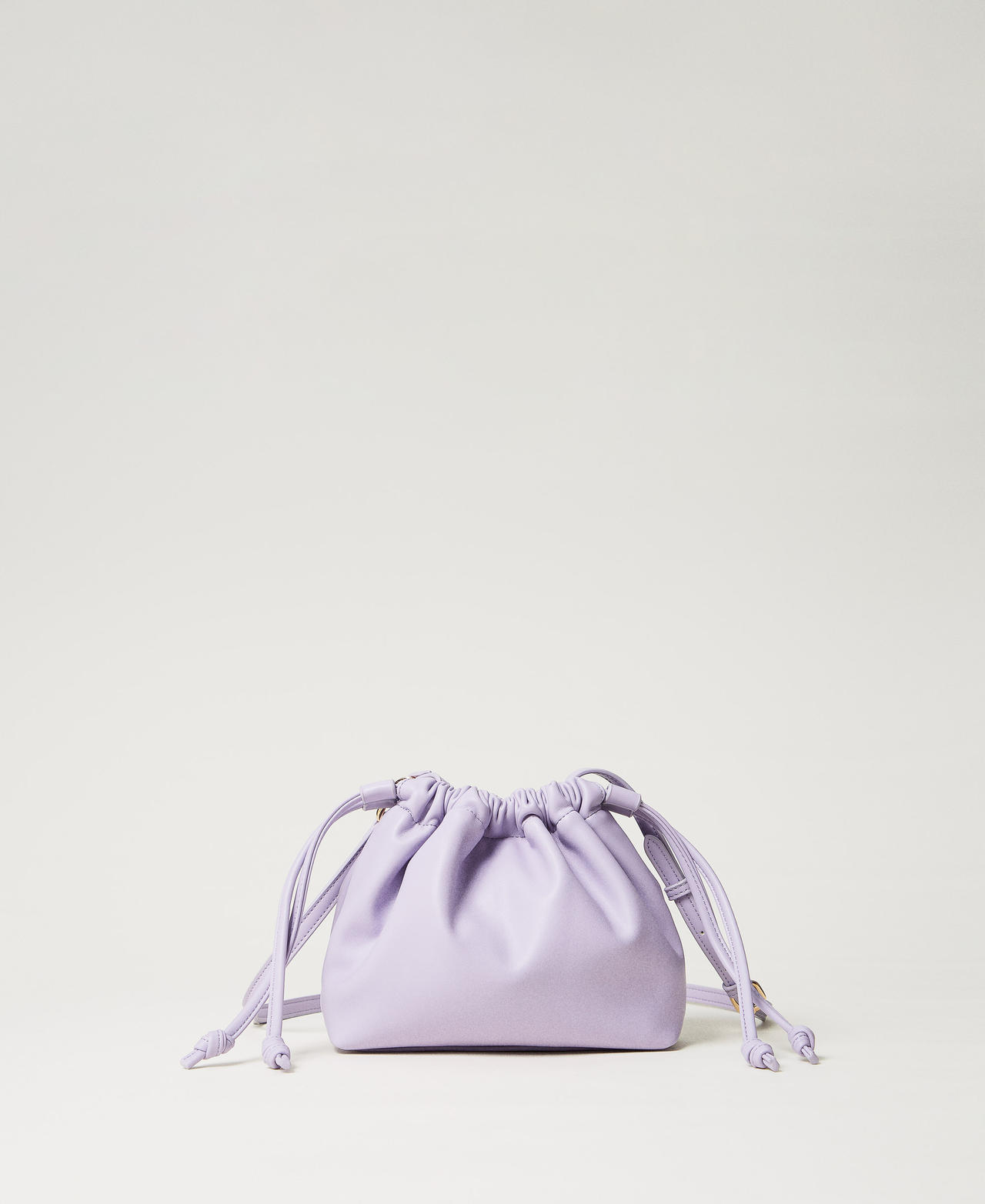 Twinset Sacs - Sac à bandoulière avec fronce, Fleurs de lilas, Taille Unique