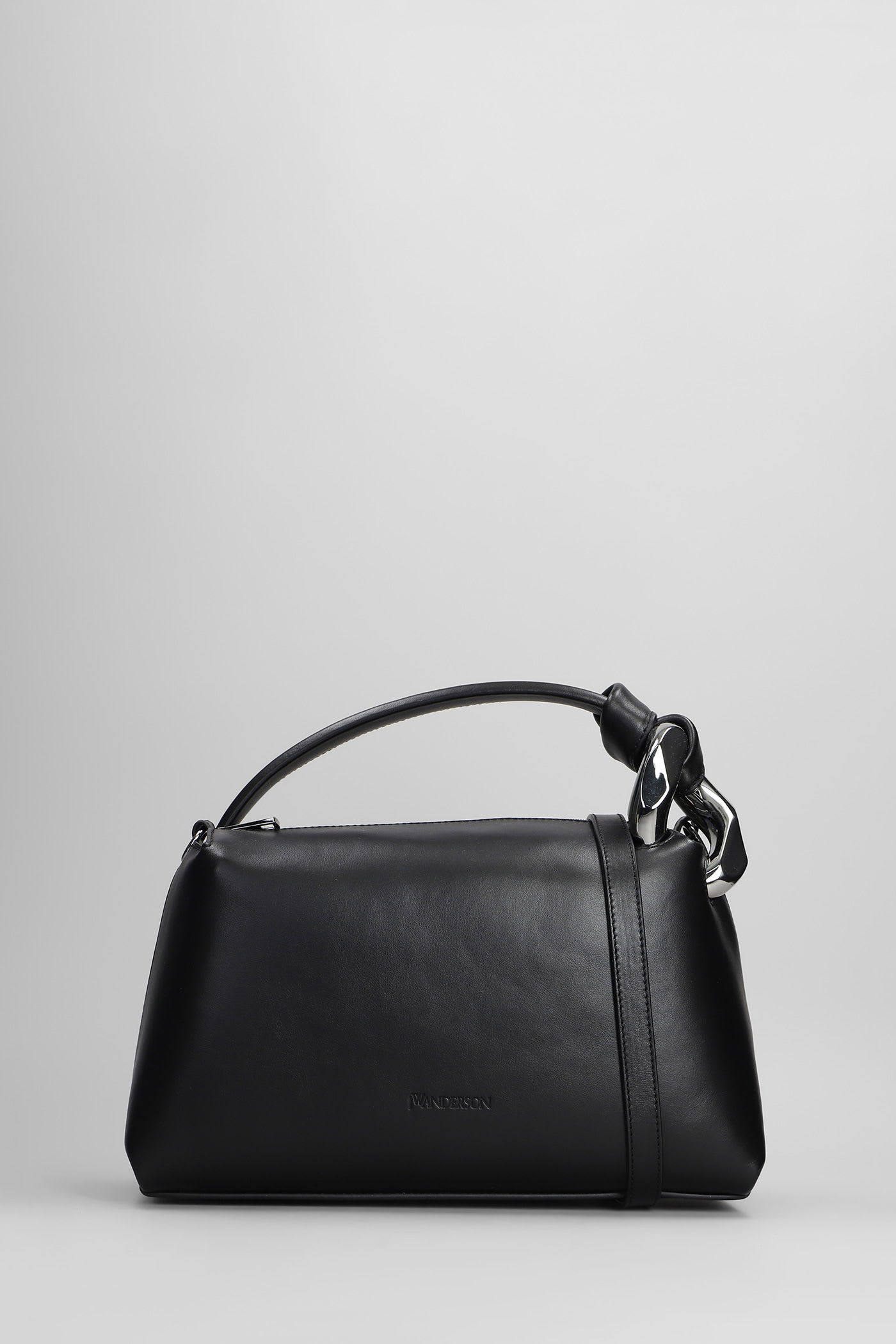 J. W. Anderson Corner Hand Bag In Black Leather