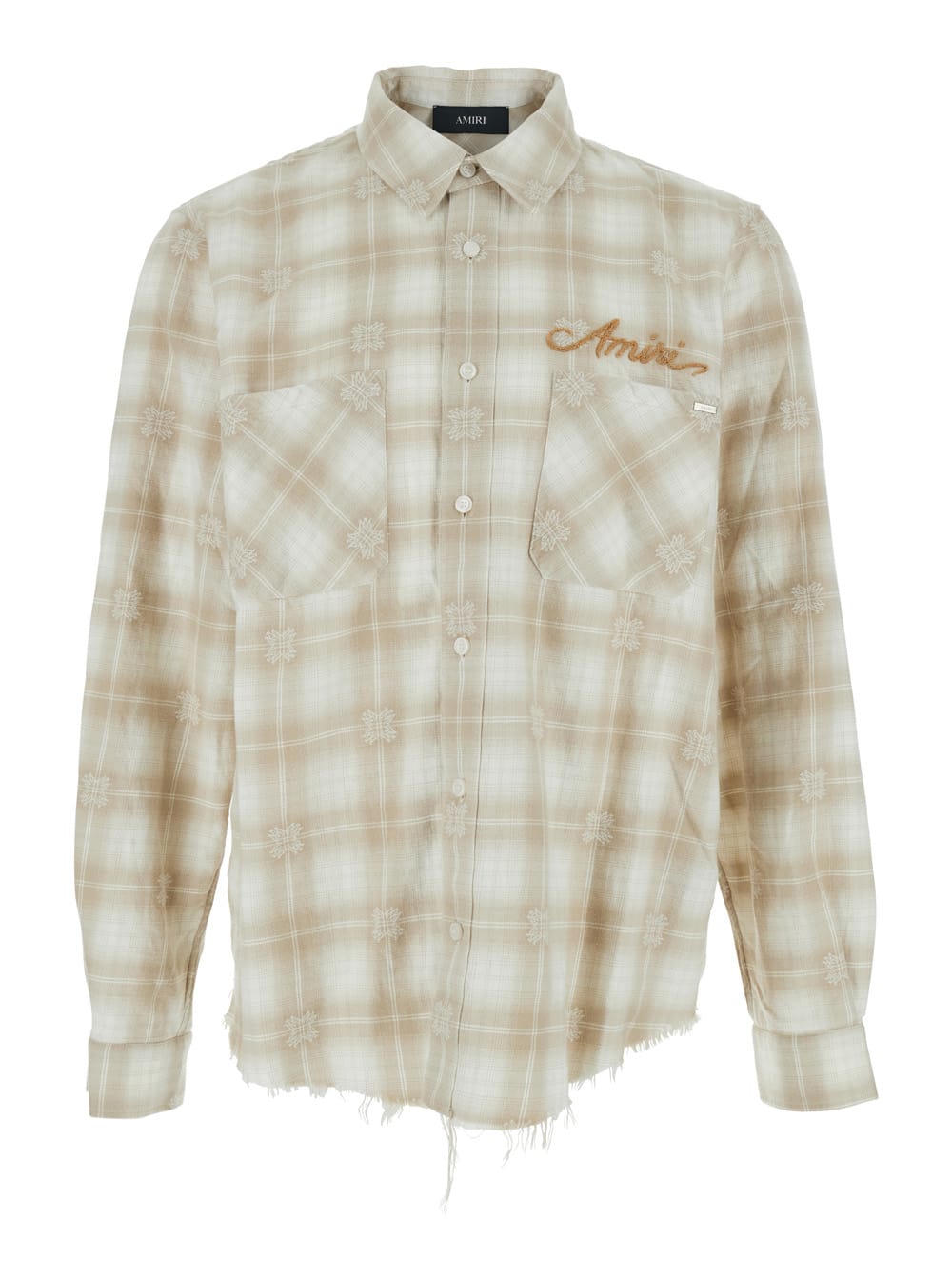 AMIRI Bleach Bandana Patch Flannel