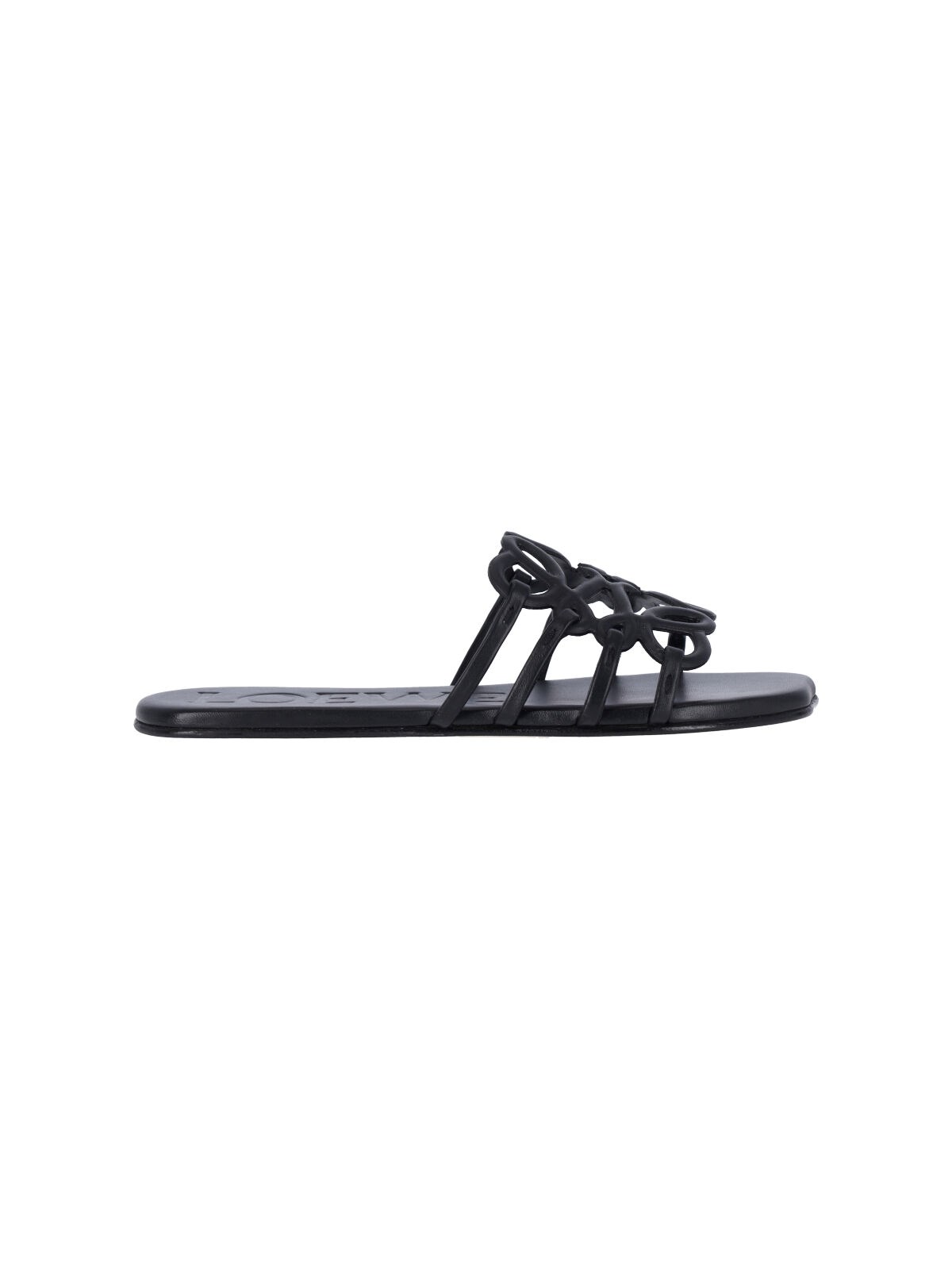Loewe "Anagram Petal" Slide Sandals
