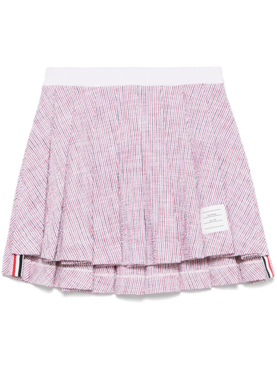 Thom Browne Rwb Cotton Mini Skirt