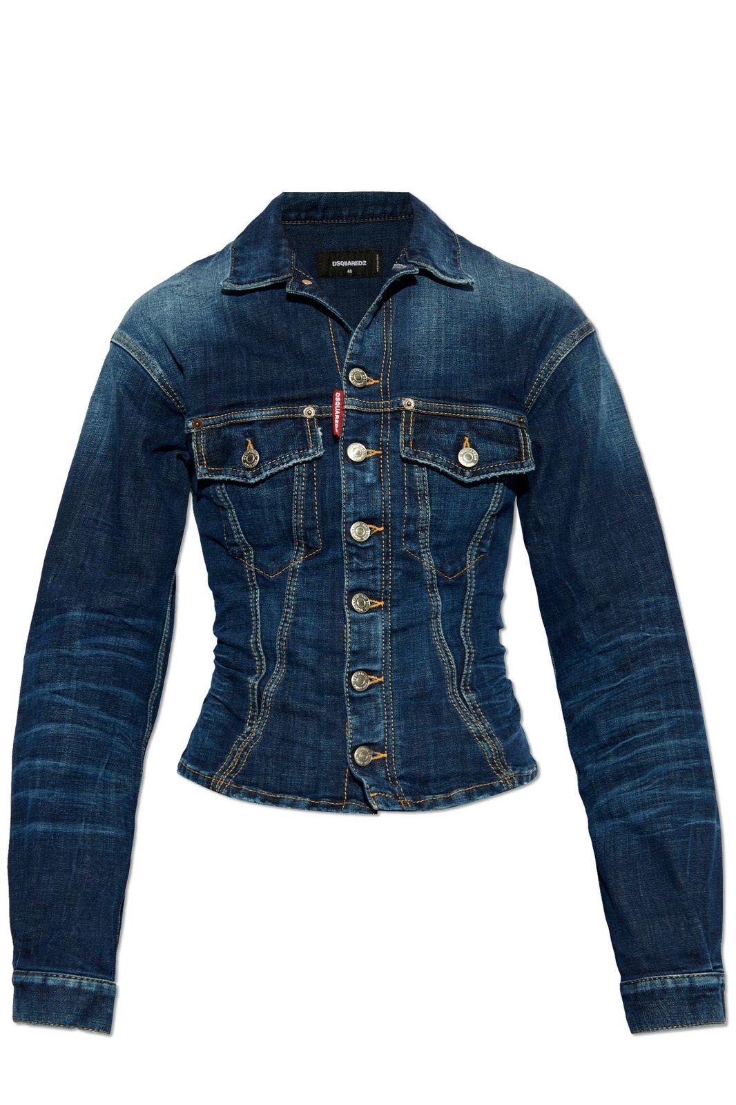 Dsquared2 Buttoned Denim Jacket