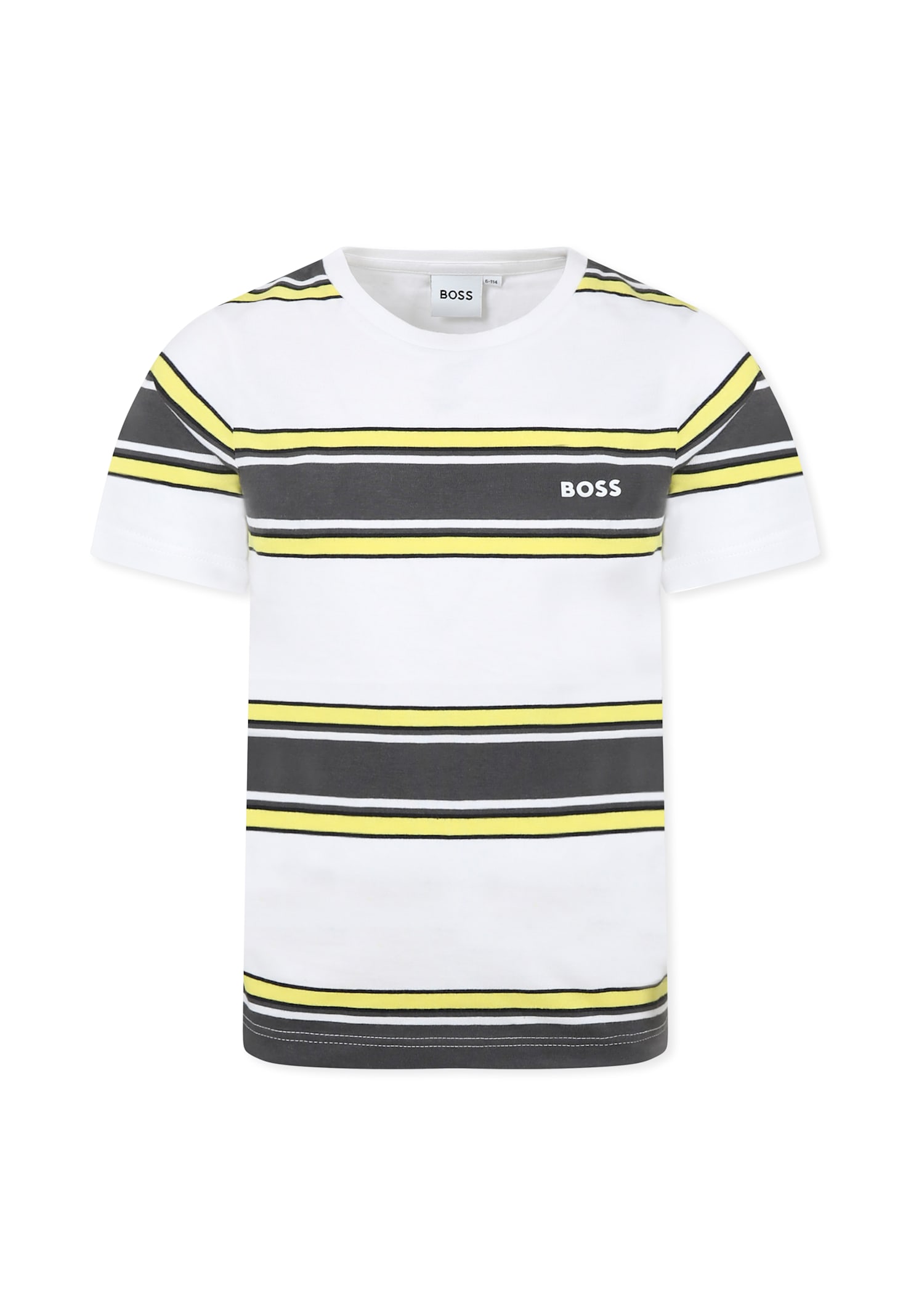 Hugo Boss White T-shirt For Boy With Logo