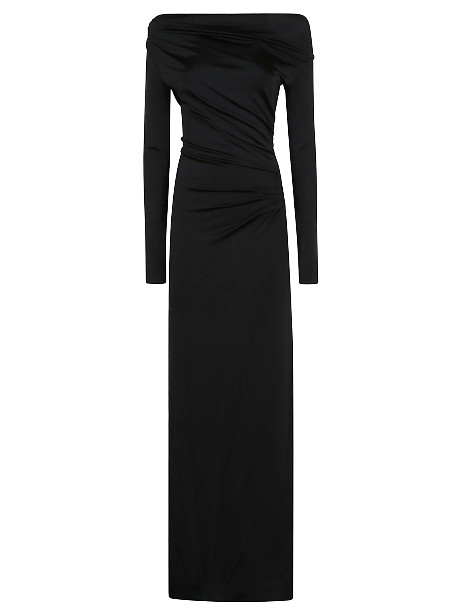 Victoria Beckham Off-shoulder Draped Gown