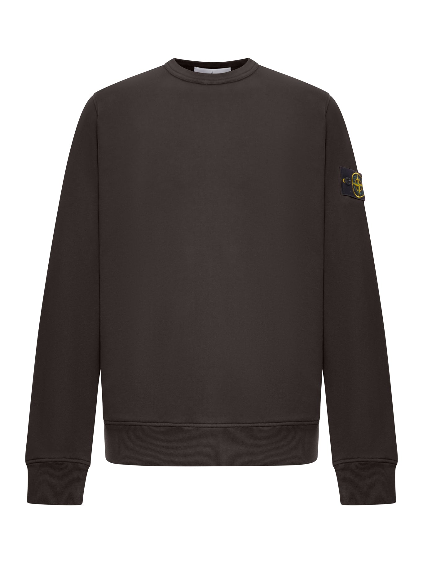 Stone Island 男士圆领棉质罗盘标志卫衣