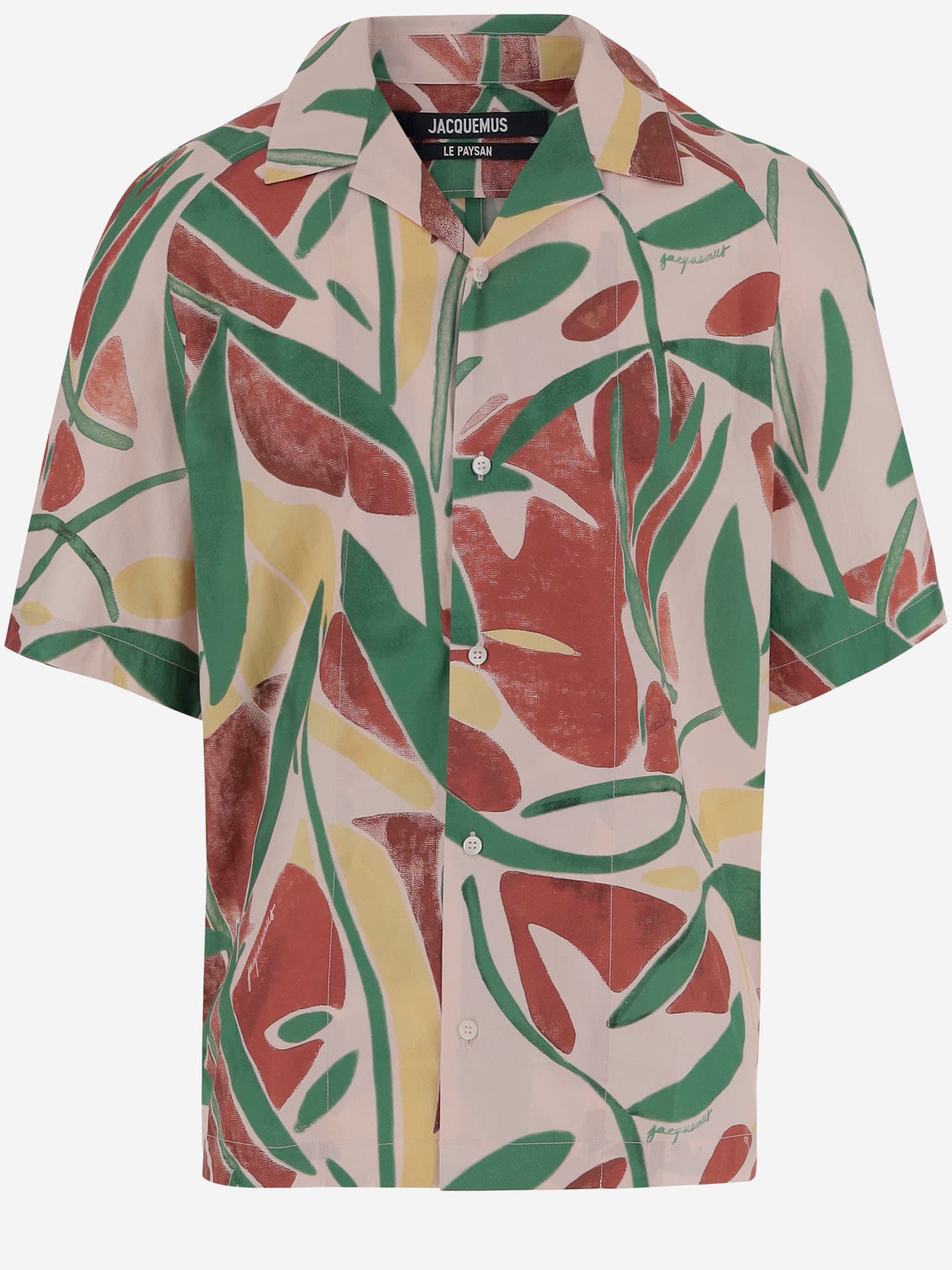 Jacquemus Fonccio Cotton Shirt With Vegetable Print