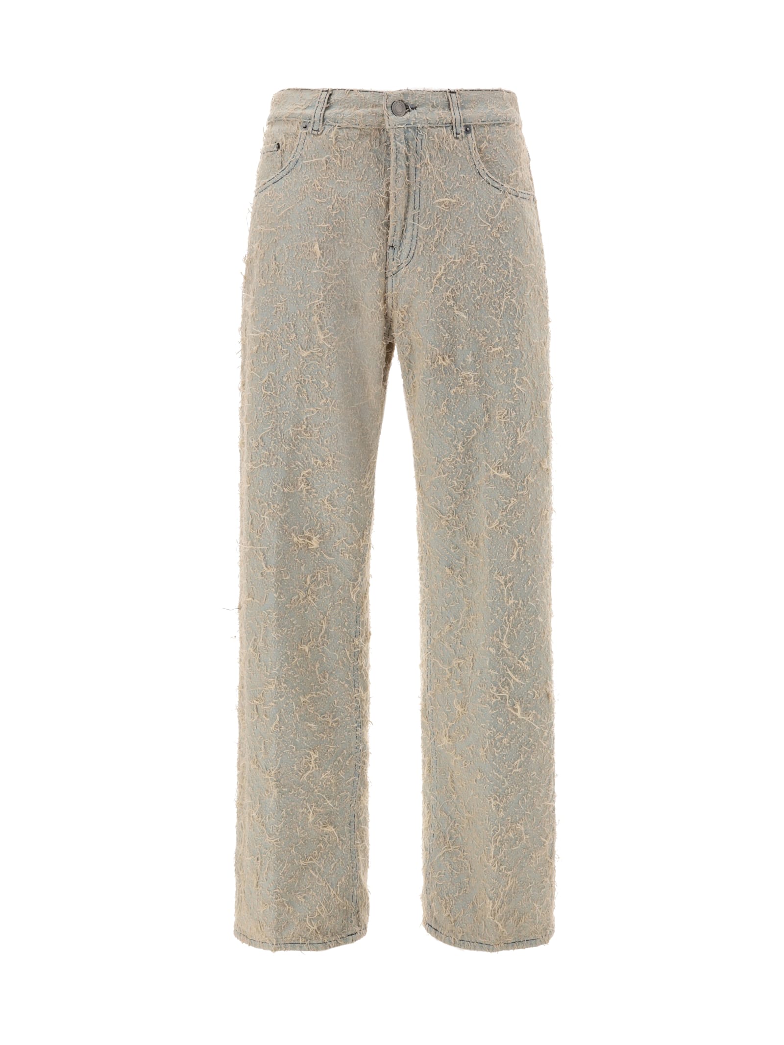 Haikure Jeans With Pilling Effect