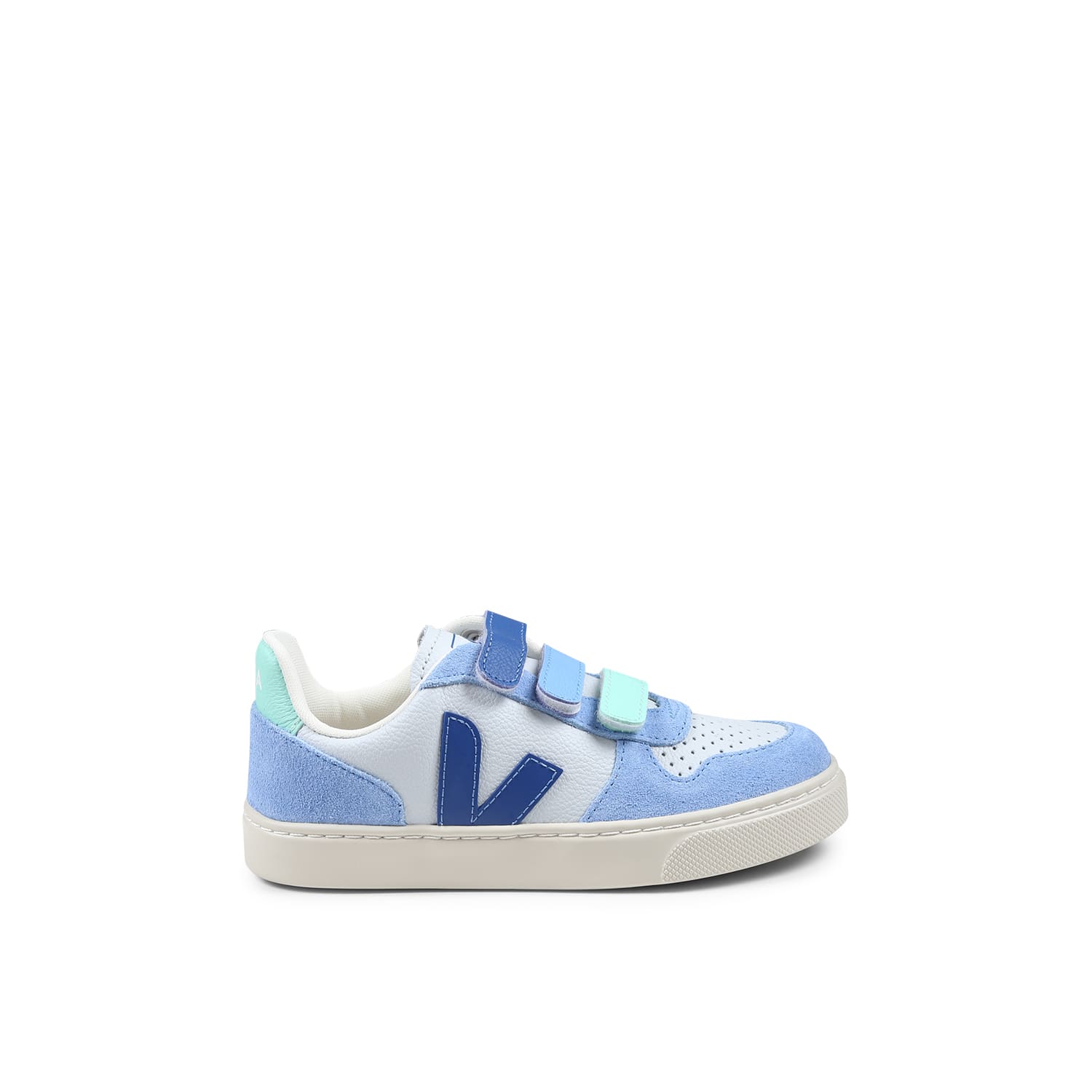 Veja Light Blue Sneakers For Boy With Logo
