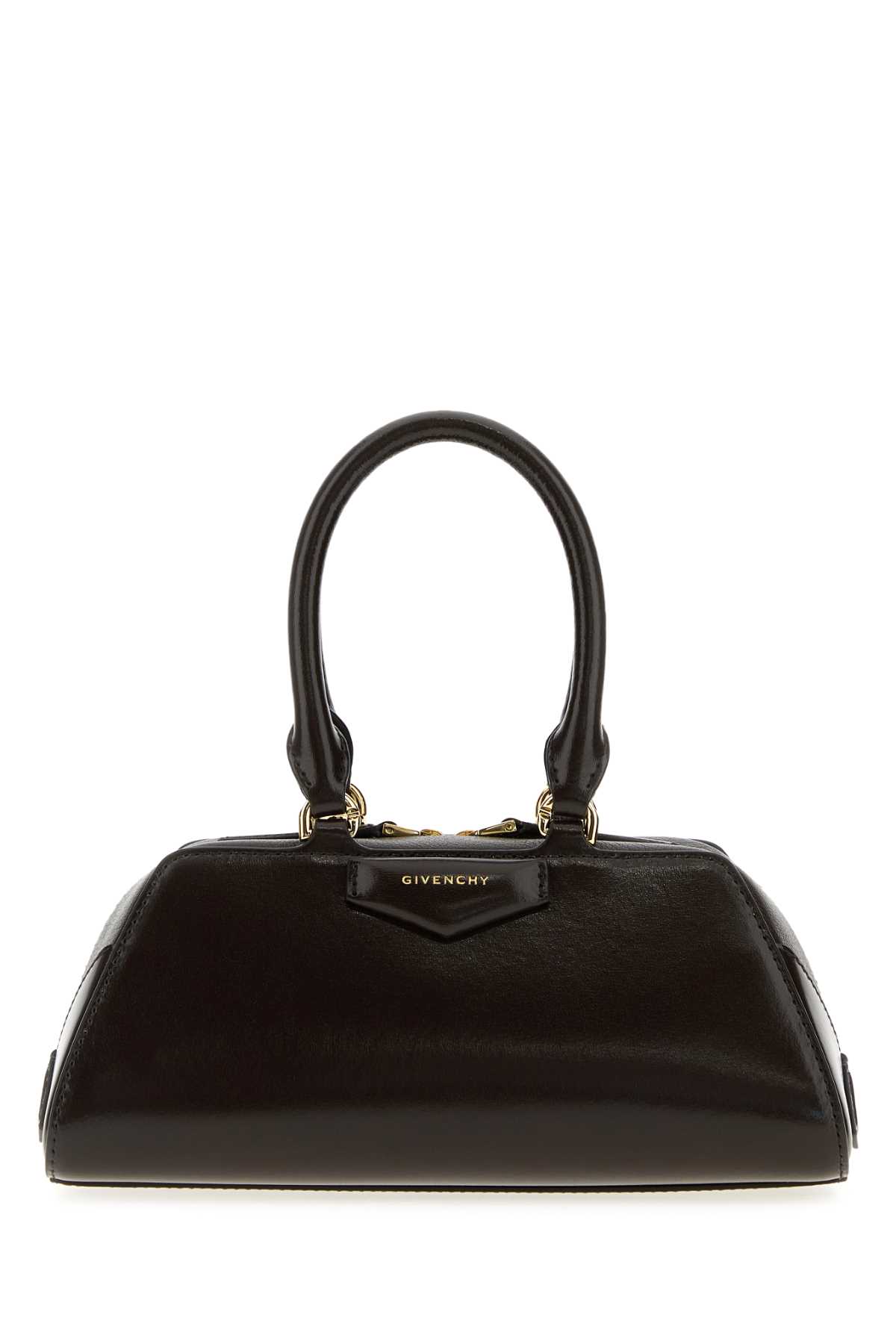 Givenchy Chocolate Leather Mini Antigona Handbag
