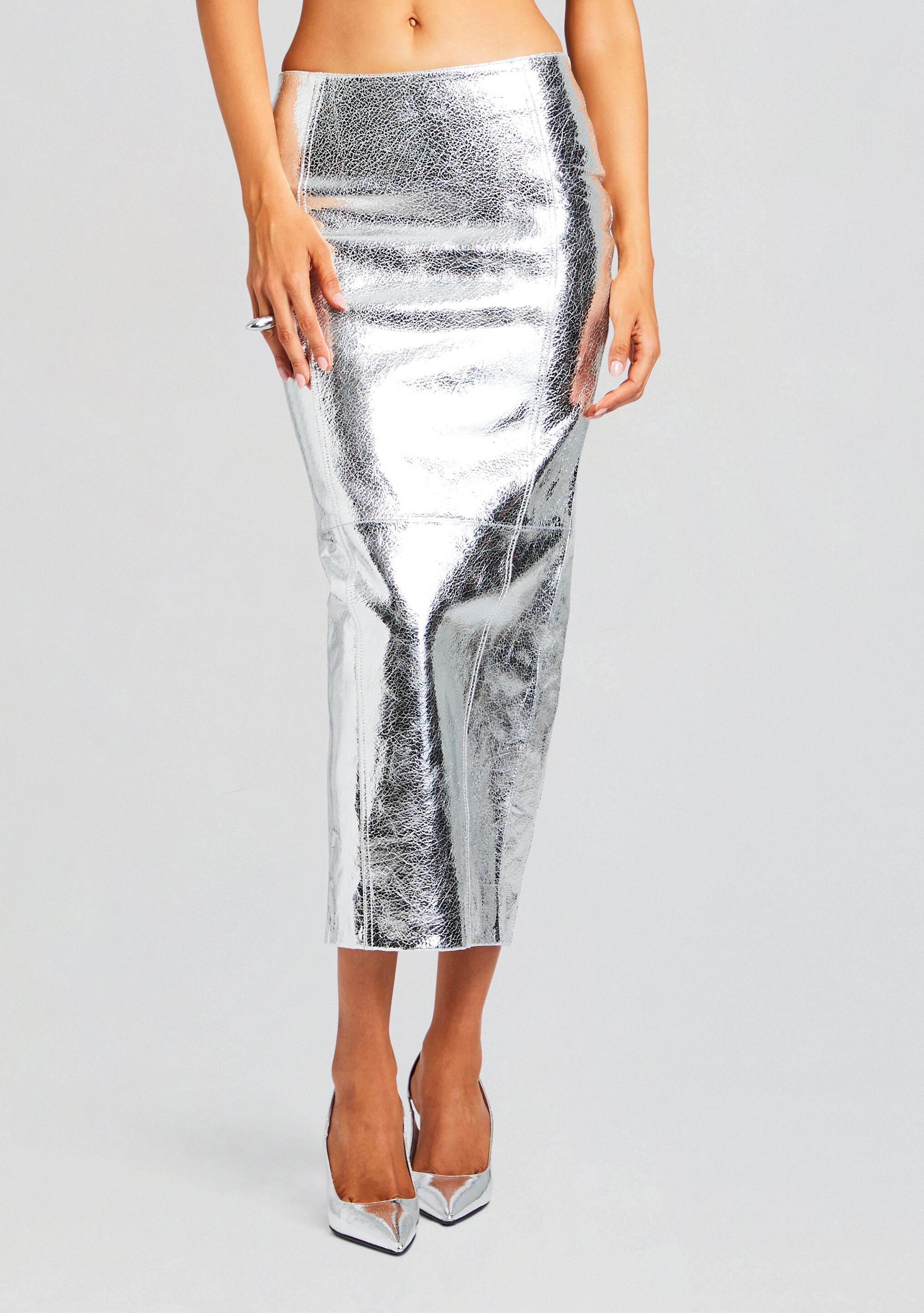 Liza Leather Skirt