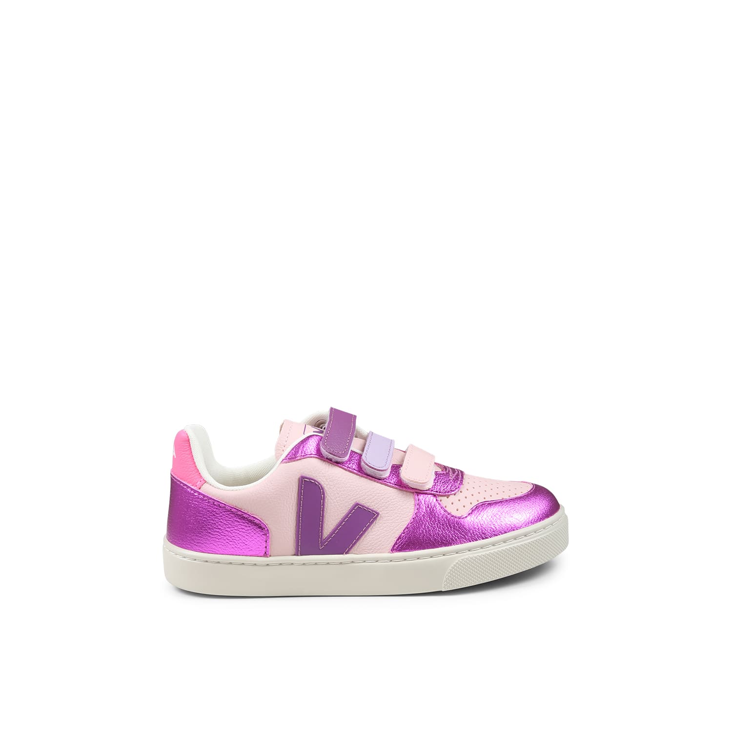 Veja Pink Sneakers For Girl With Logo