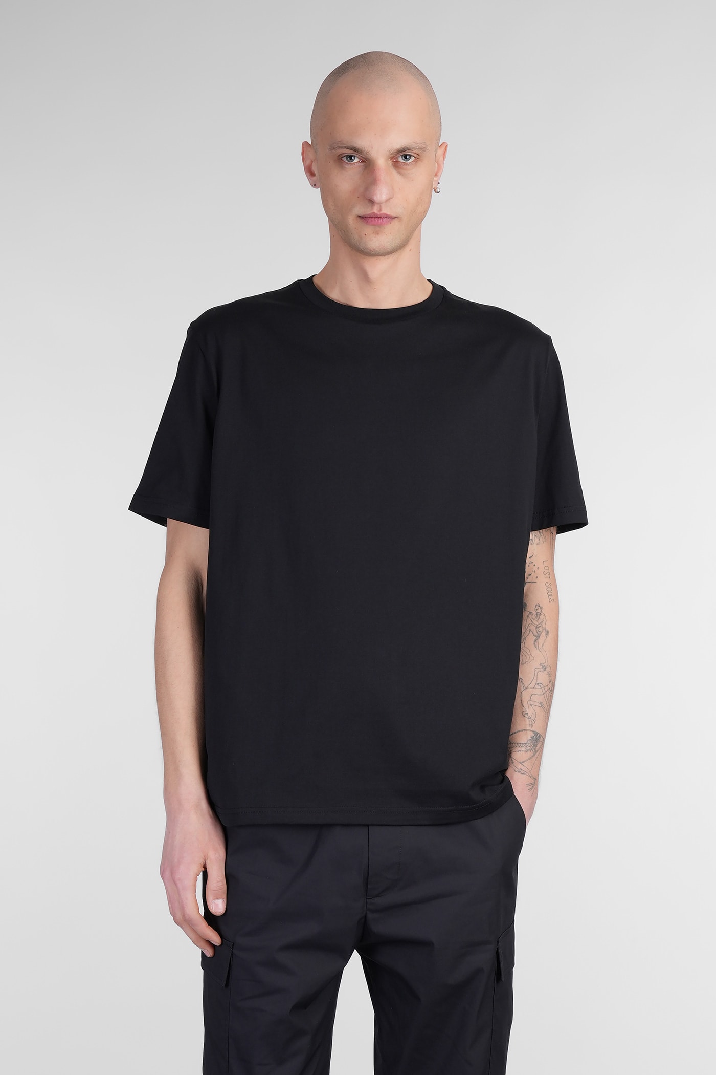 Low Brand B240 T-shirt In Black Cotton