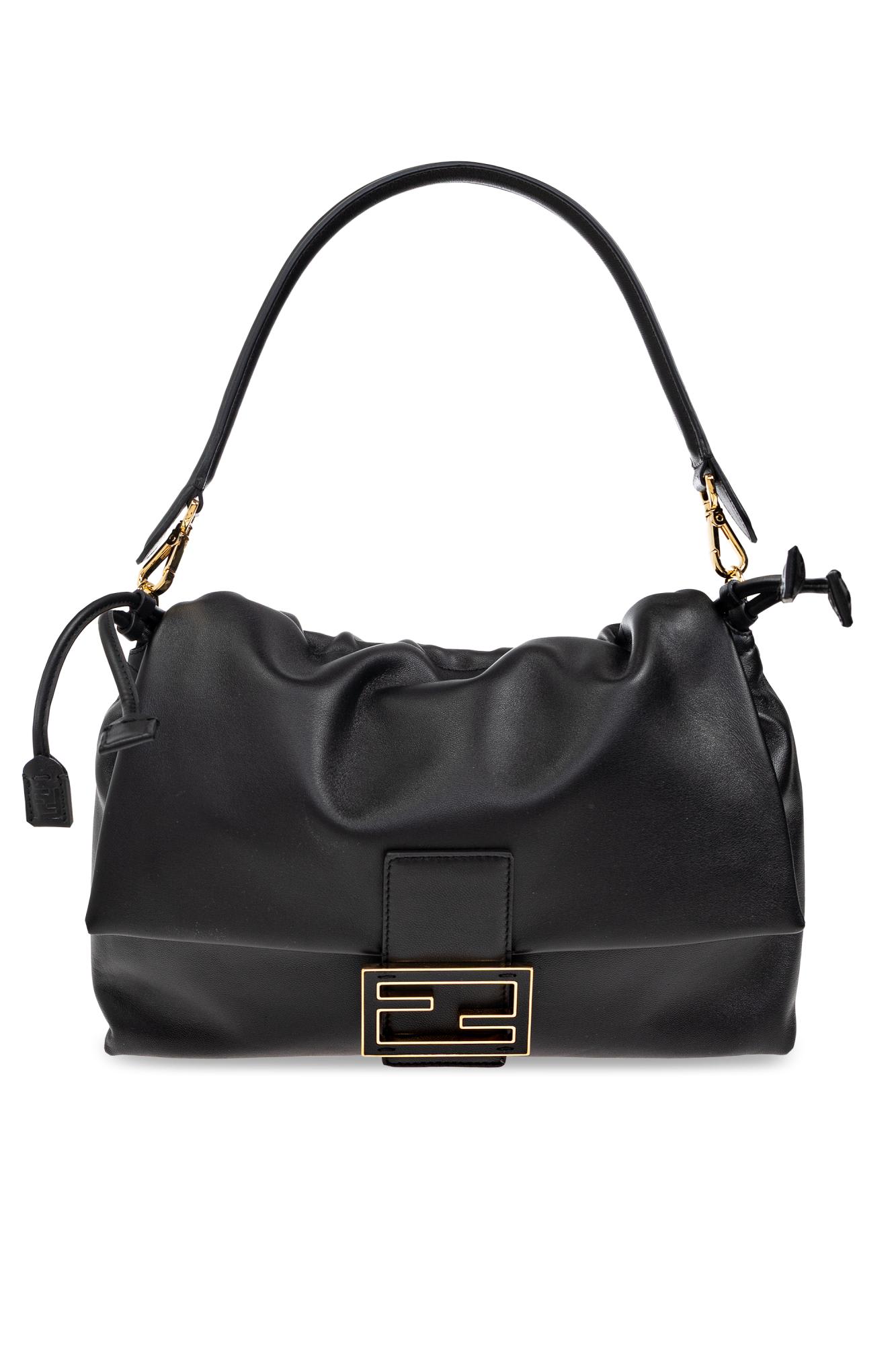 Fendi Leather Shoulder Bag Mamma Baguette Large