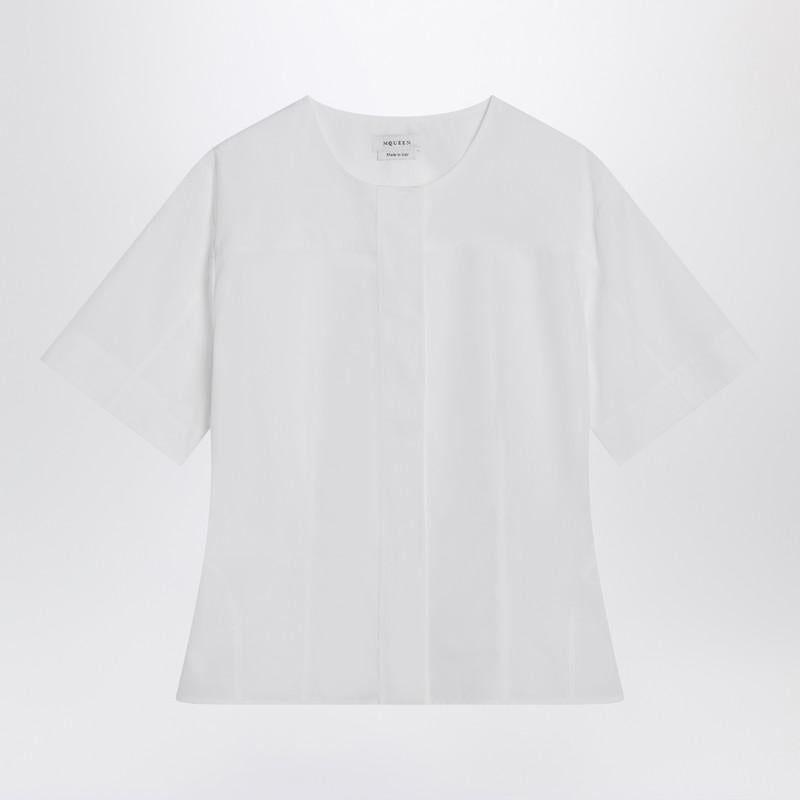 Alexander McQueen Corset Shirt In Poplin