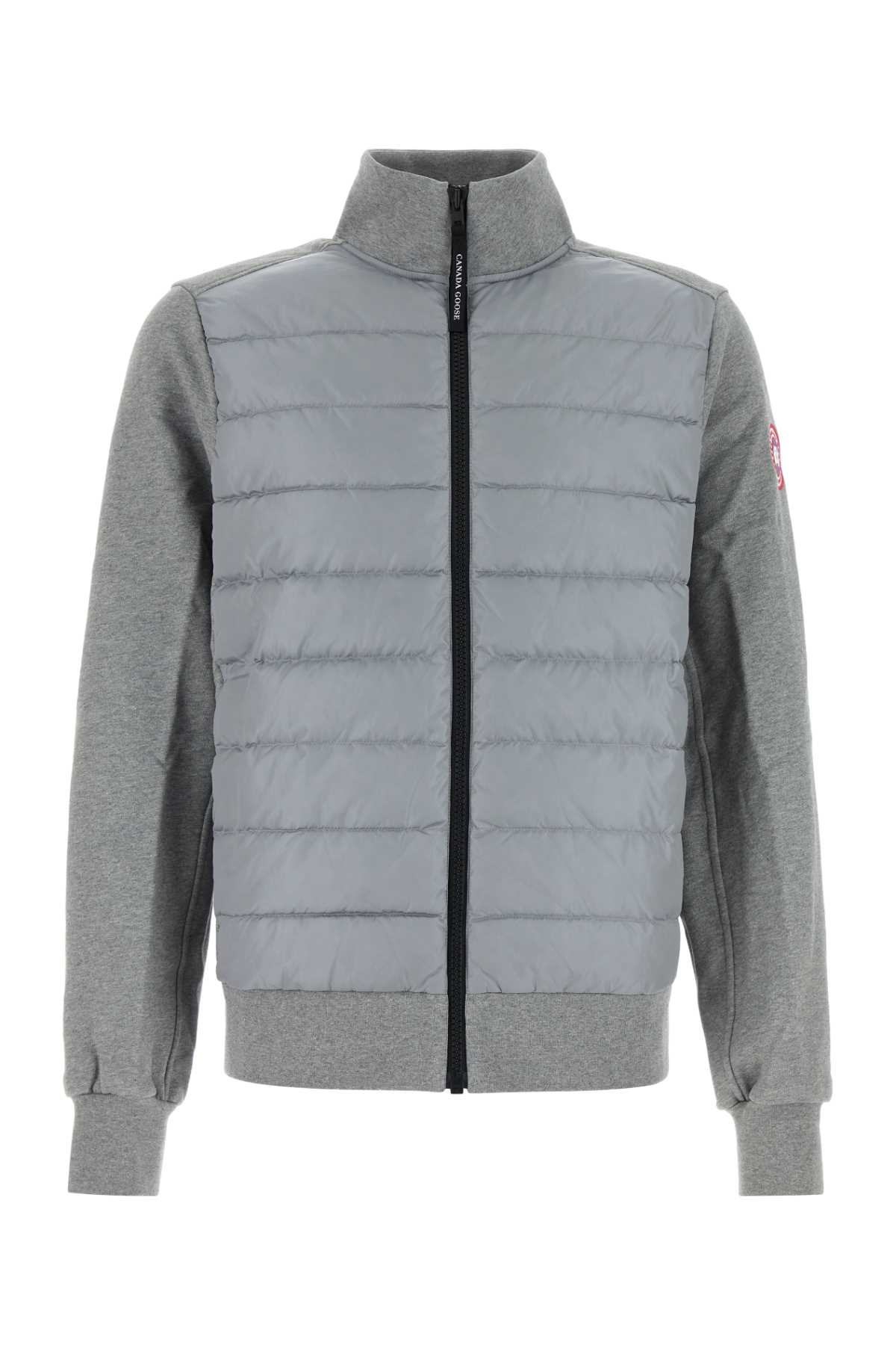 Canada Goose Grey Cotton Hybridge Jacket