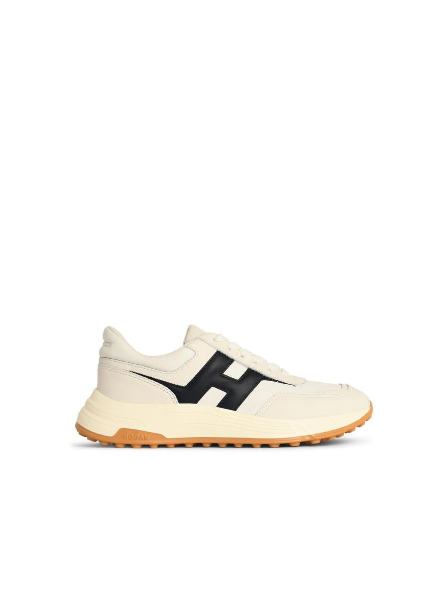 Hogan 'Hyperlight' White Leather Sneakers