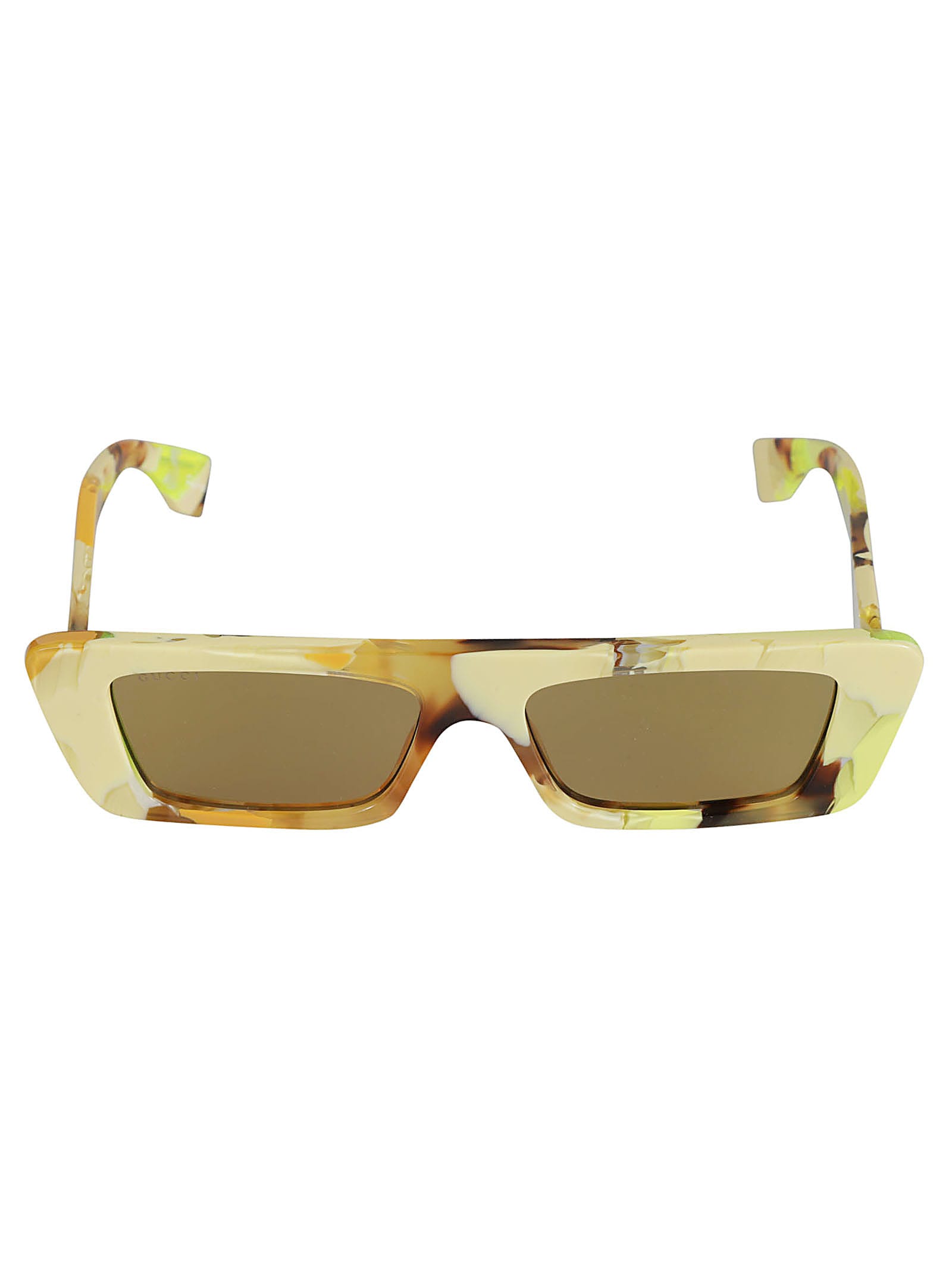 Gucci Eyewear Rectangle Thick Sunglasses