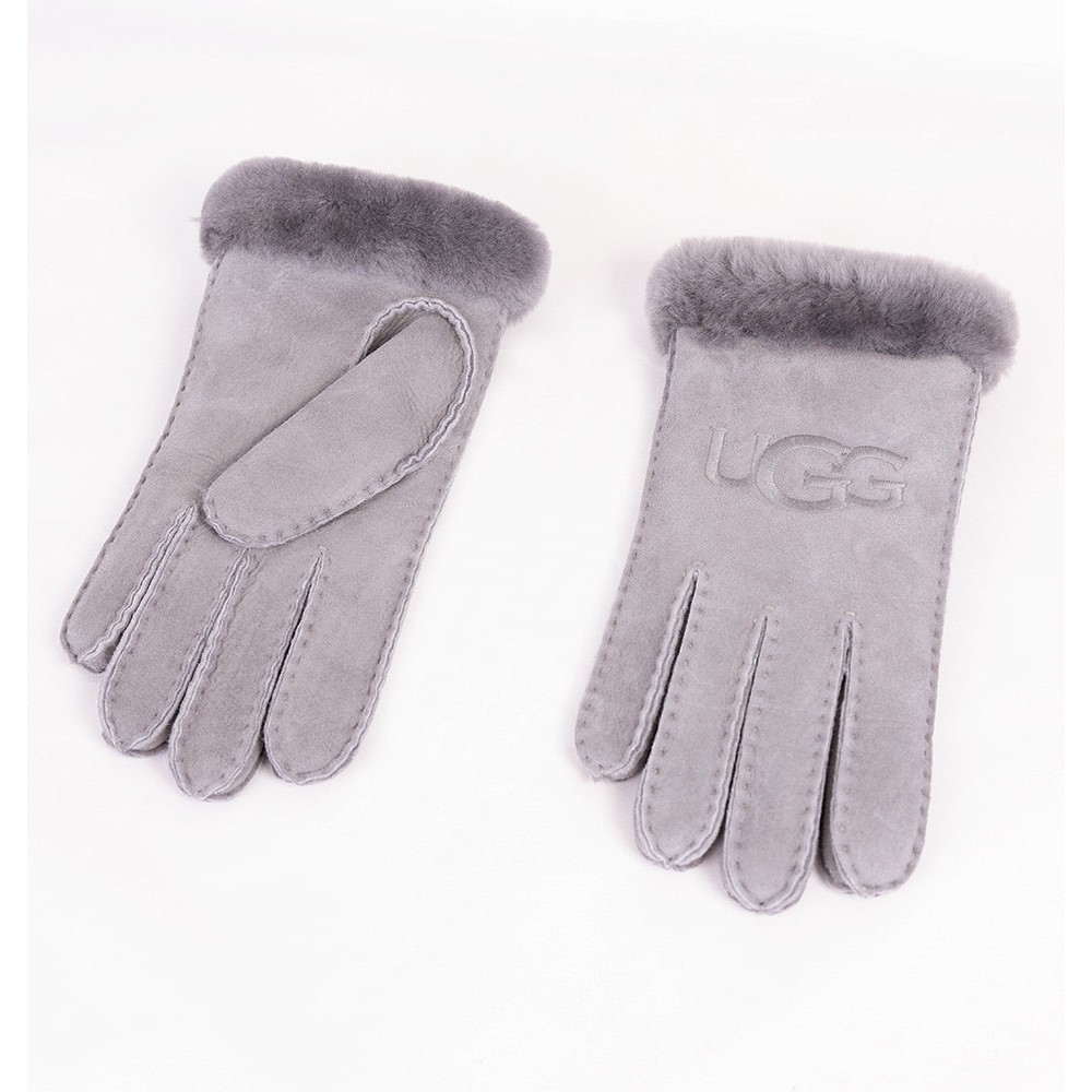 Shearling Embroidered Glove