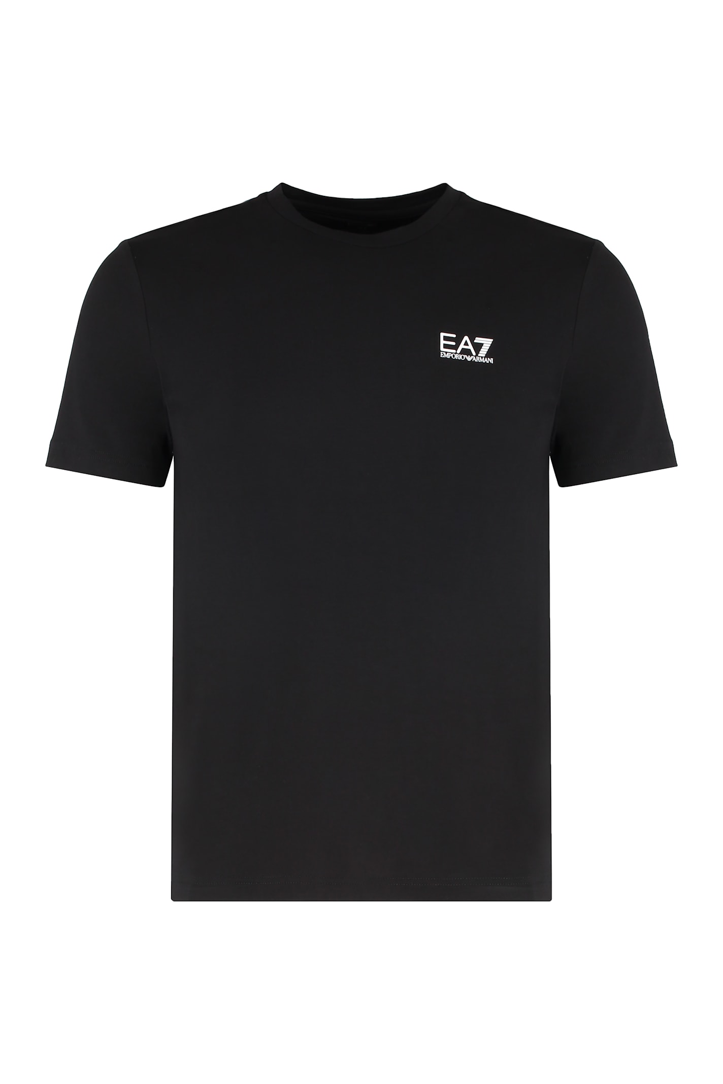 EA7 Logo Cotton T-shirt