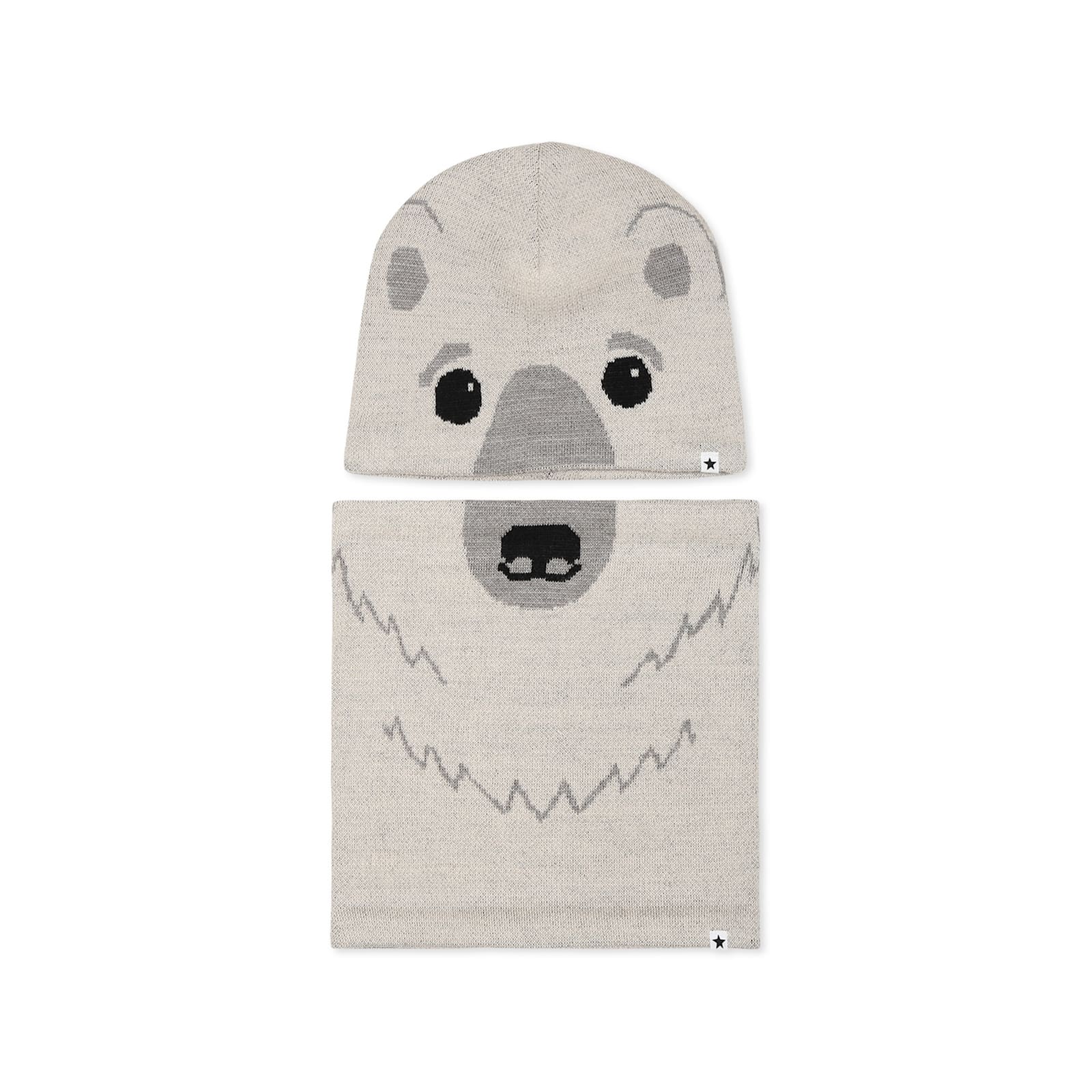 Molo Beige Accessory Set For Kids