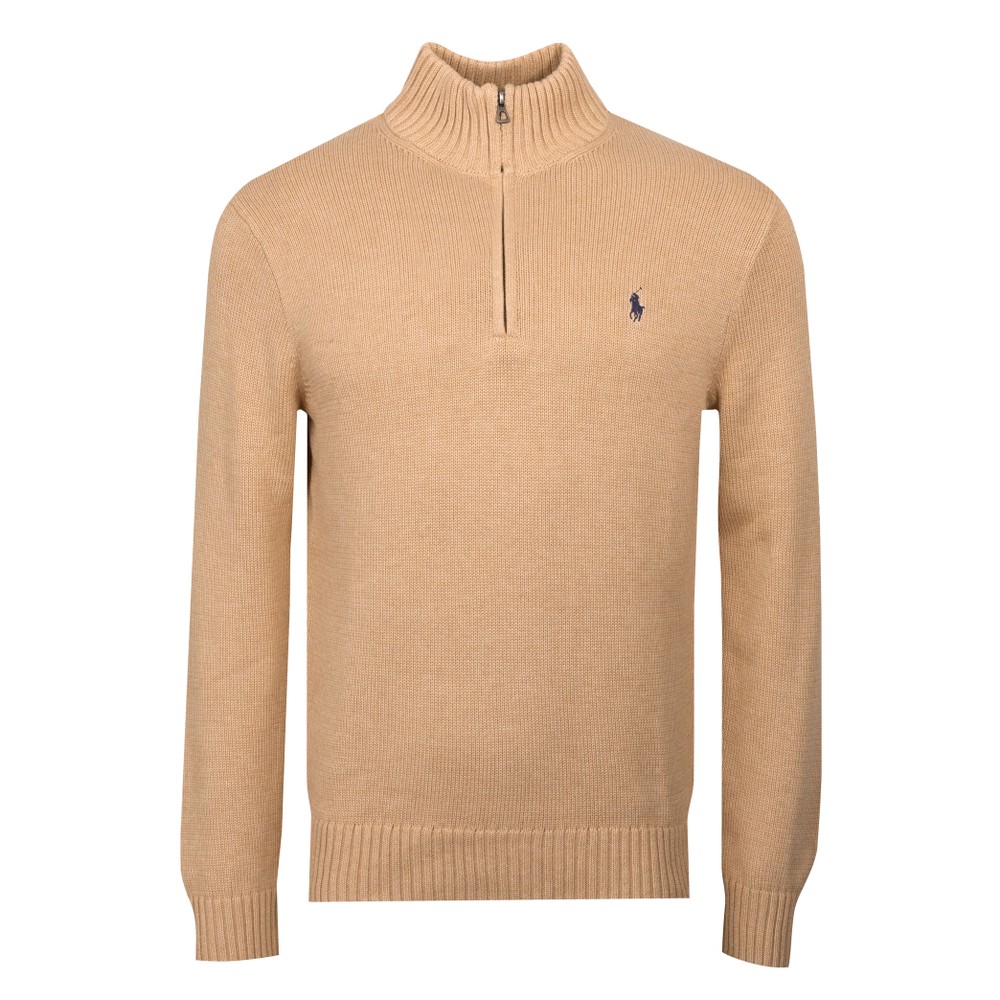 Cotton Quarter-Zip Jumper