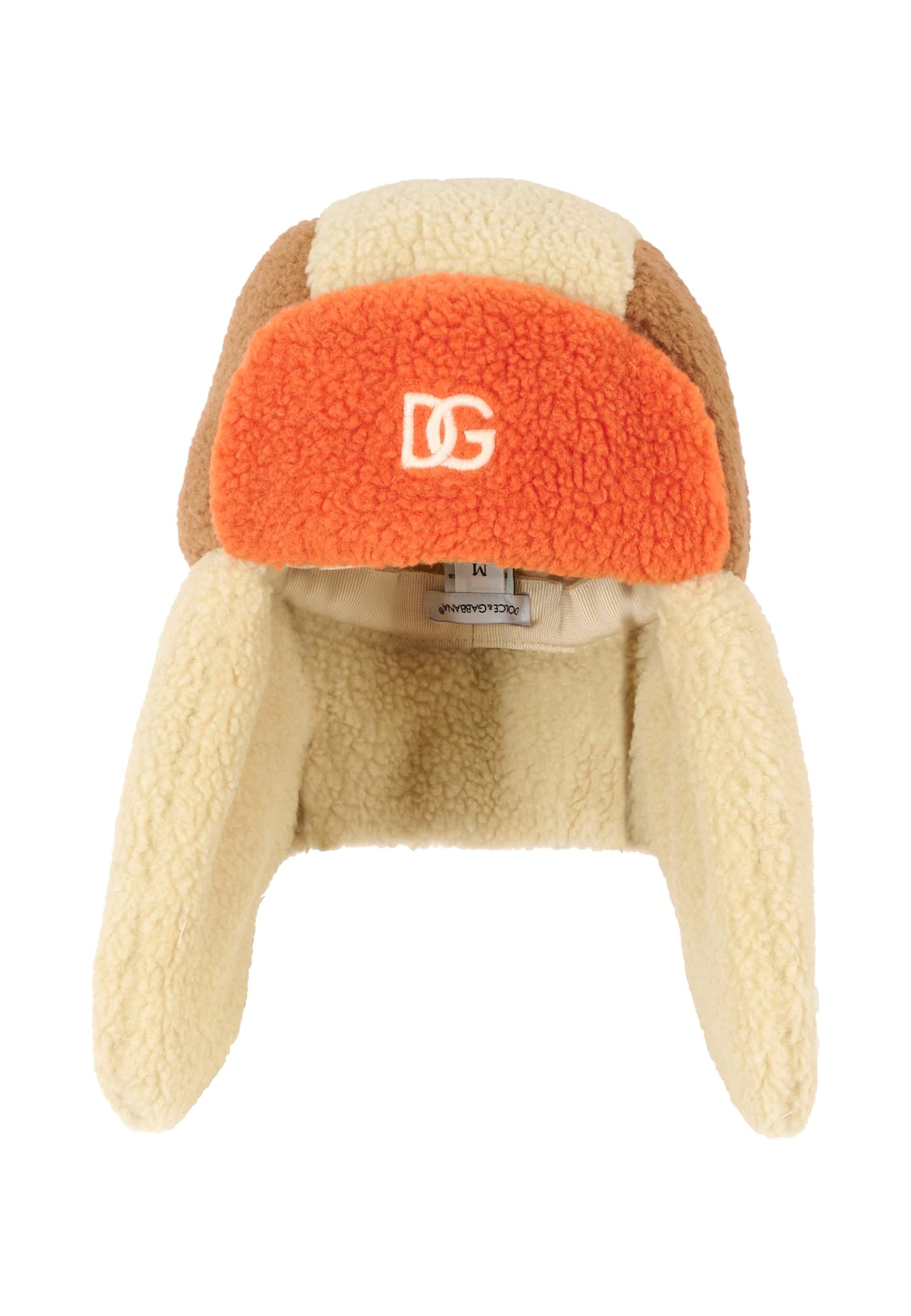 Dolce & Gabbana Beige Hat For Boy With Logo