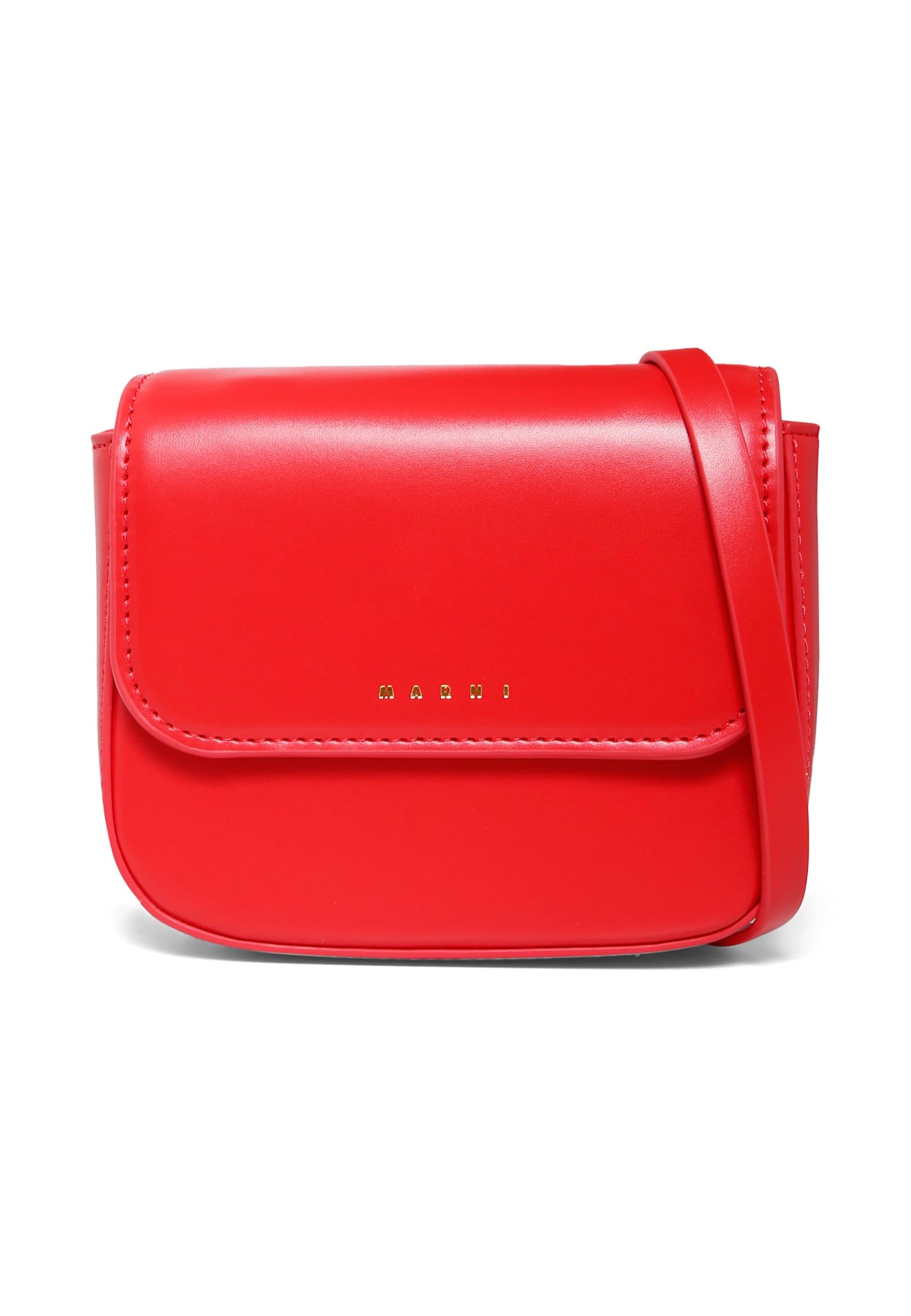 Marni Red Bag For Girl With Logo