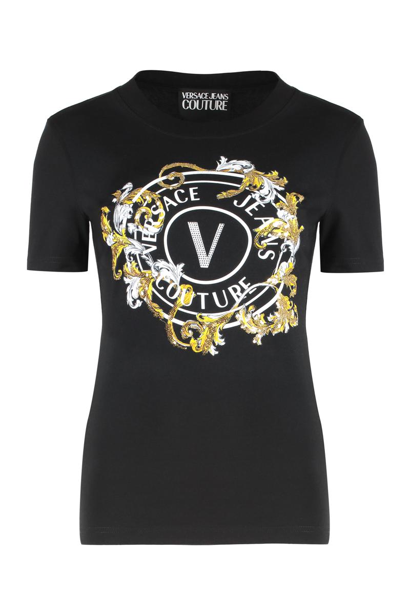 Versace Jeans Couture Cotton Crew-Neck T-Shirt