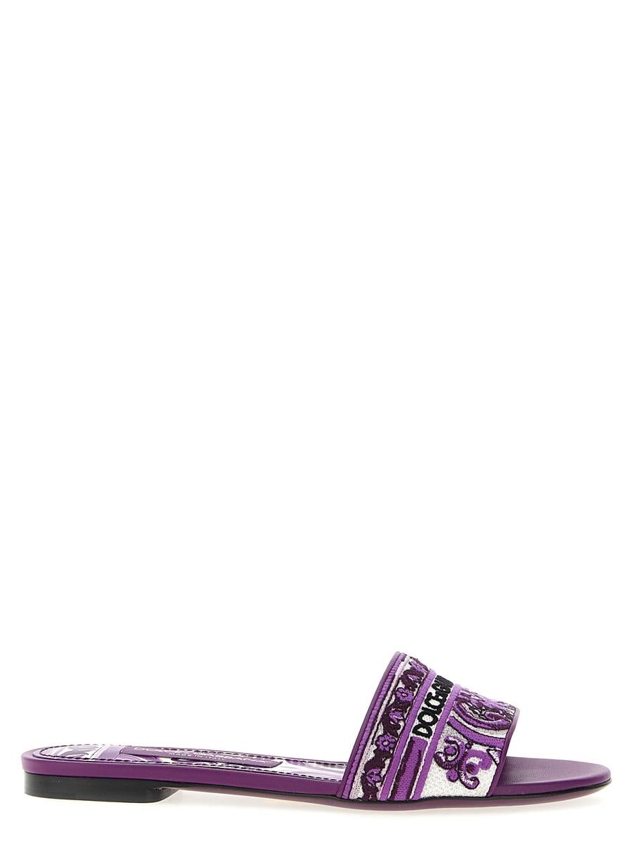 Dolce & Gabbana 'Maiolica' 刺绣穆勒鞋