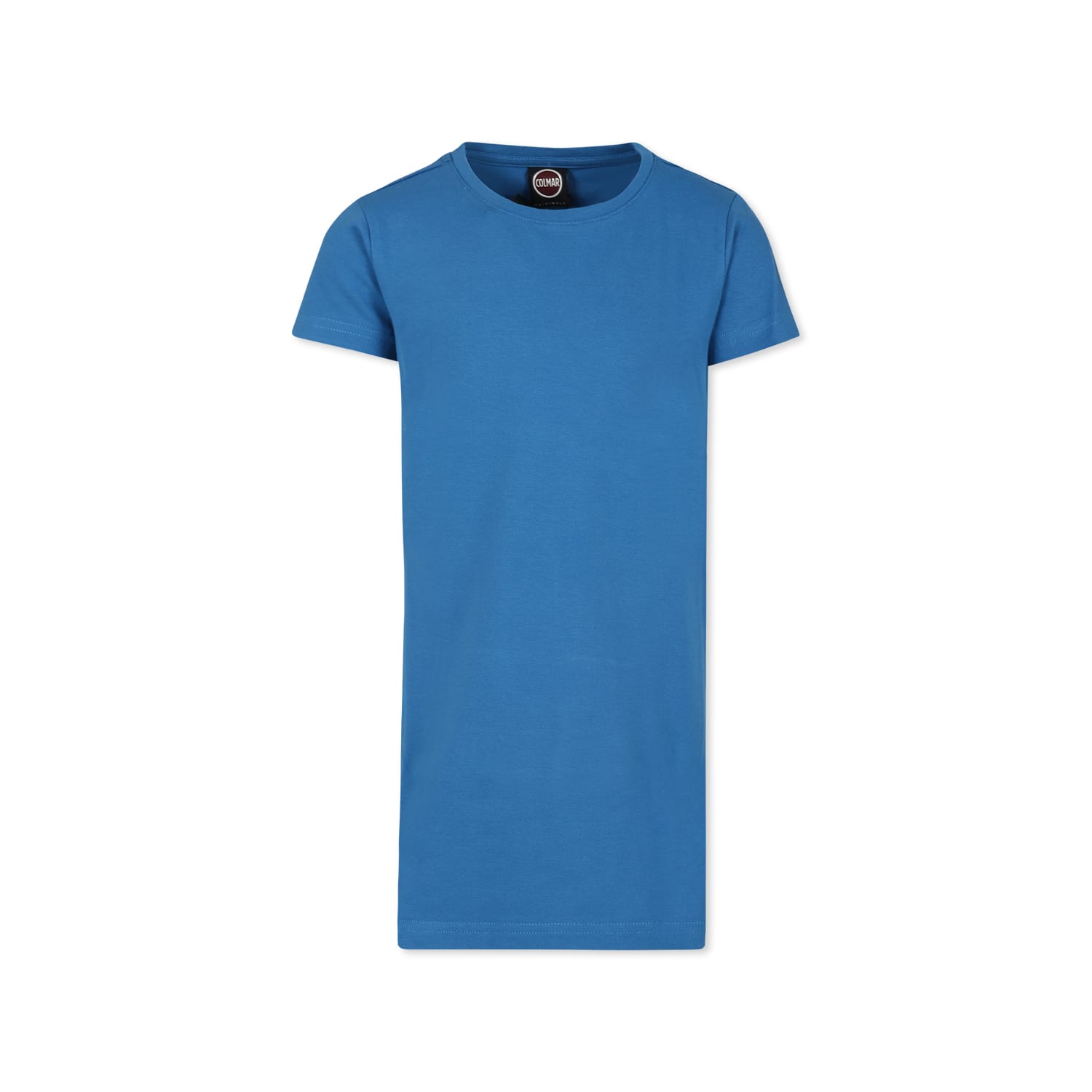 Colmar Light Blue Dress For Girl With Logo