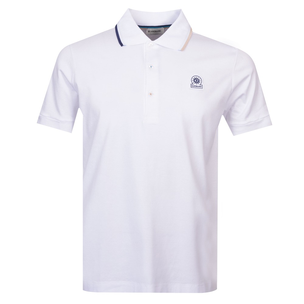 Tri-Colour Tipped Polo Shirt