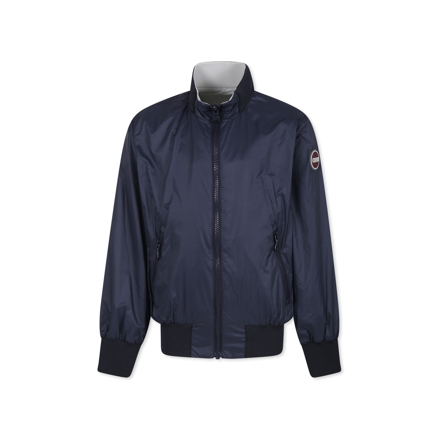 Colmar Blue Reversible Windbreaker For Boy With Logo