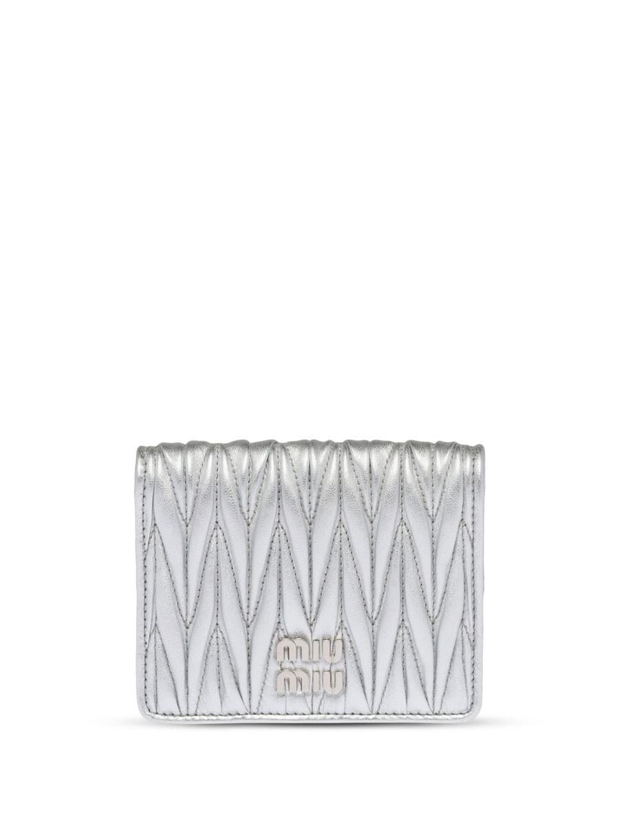 Miu Miu Matelassé Nappa Leather Wallet