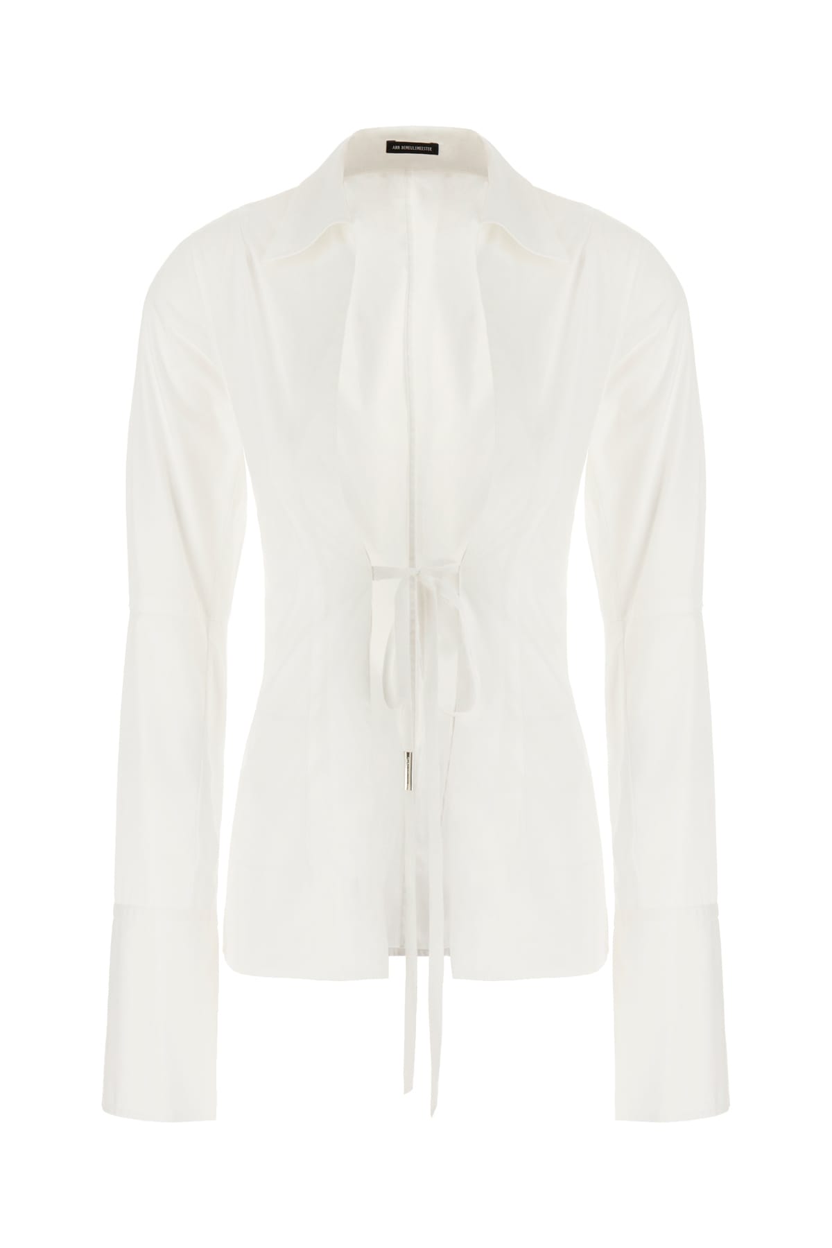 Ann Demeulemeester White Cotton Linsey Blouse