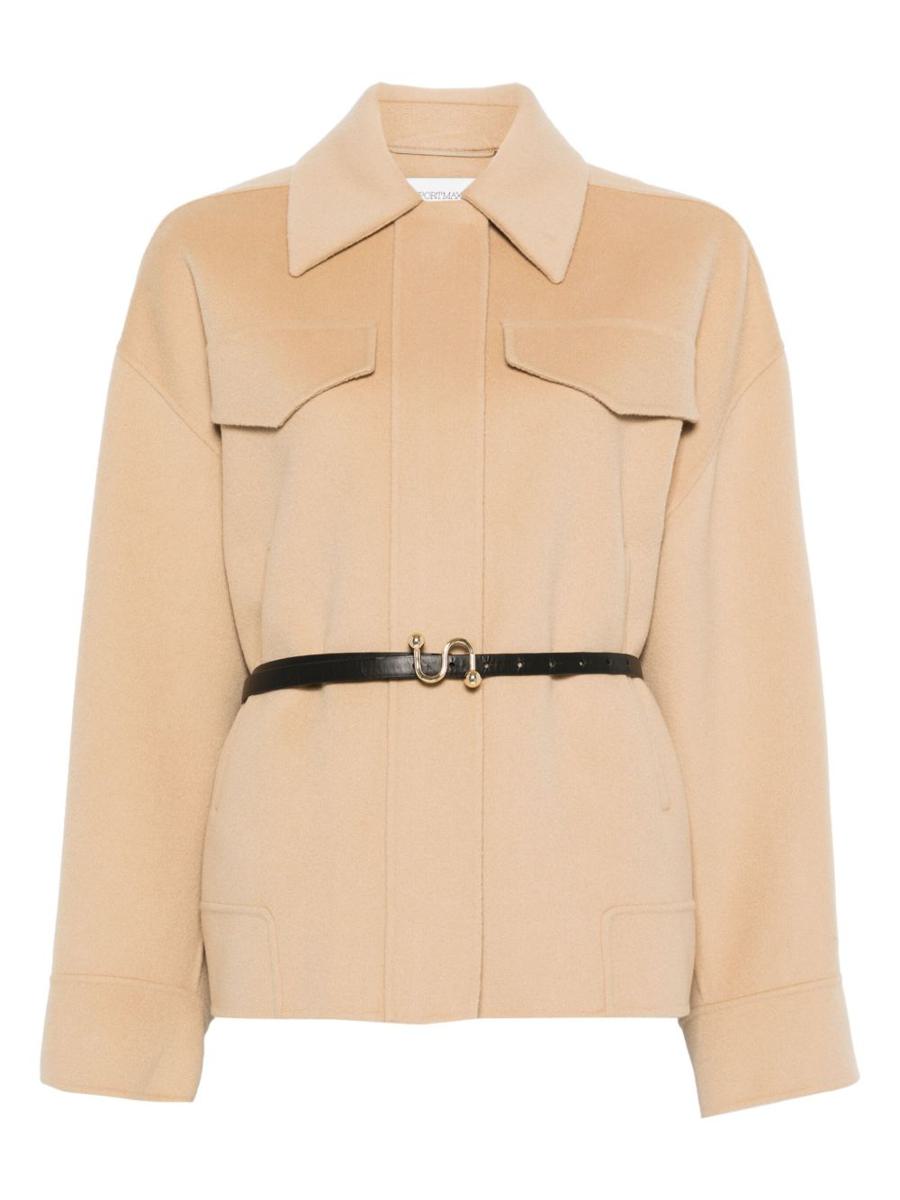 Sportmax Coats Camel