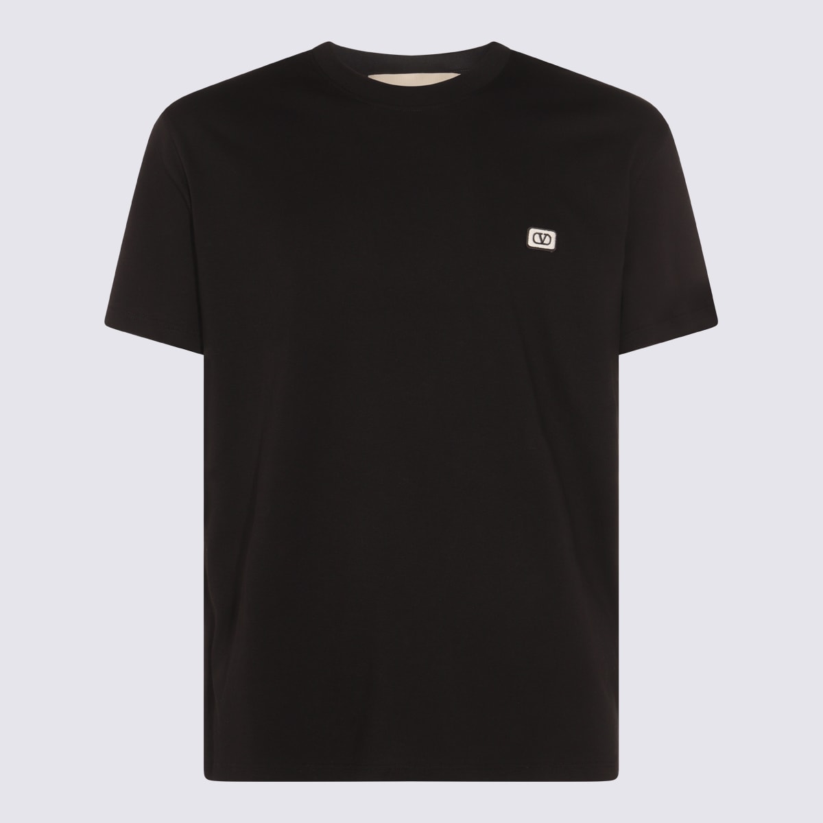 Valentino Black Cotton T-shirt