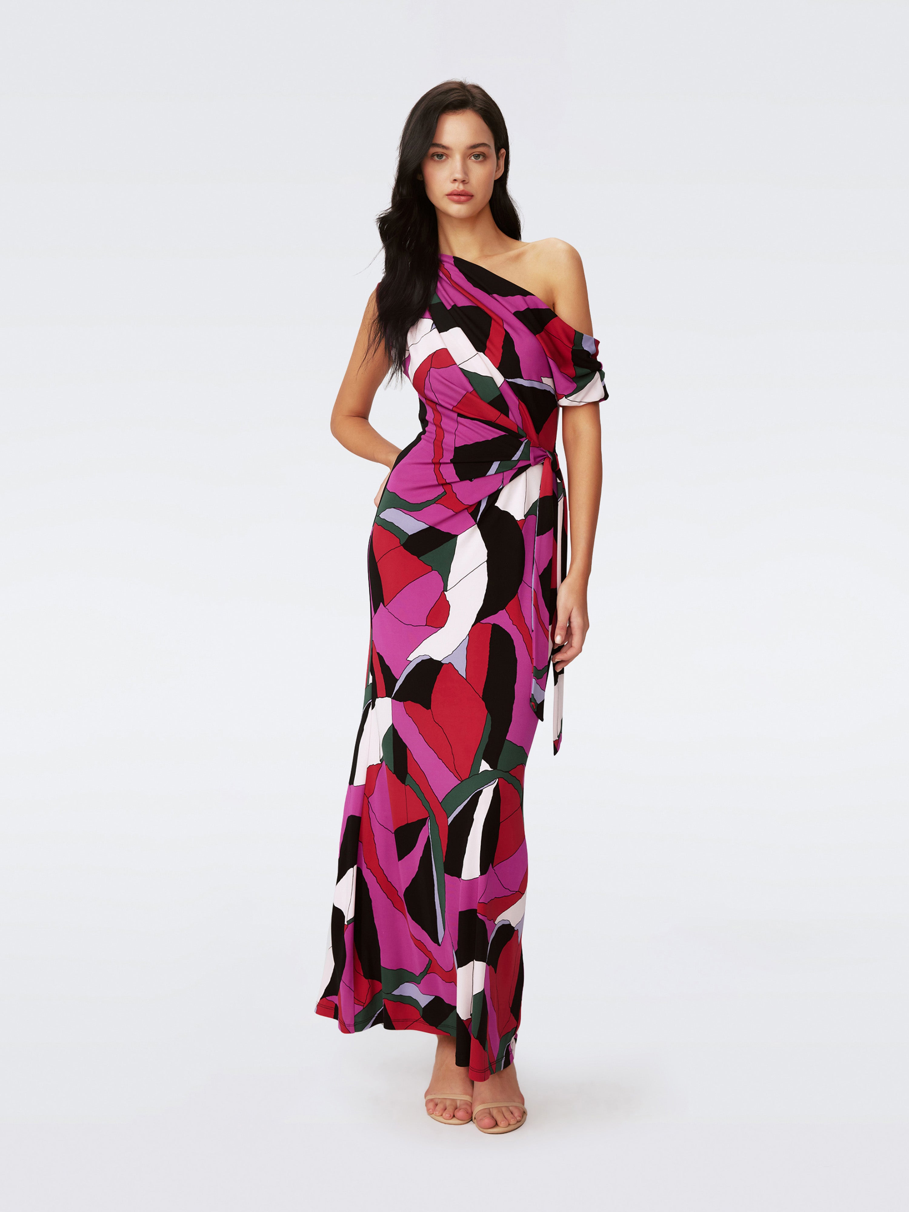 Eliana Faux Wrap Dress