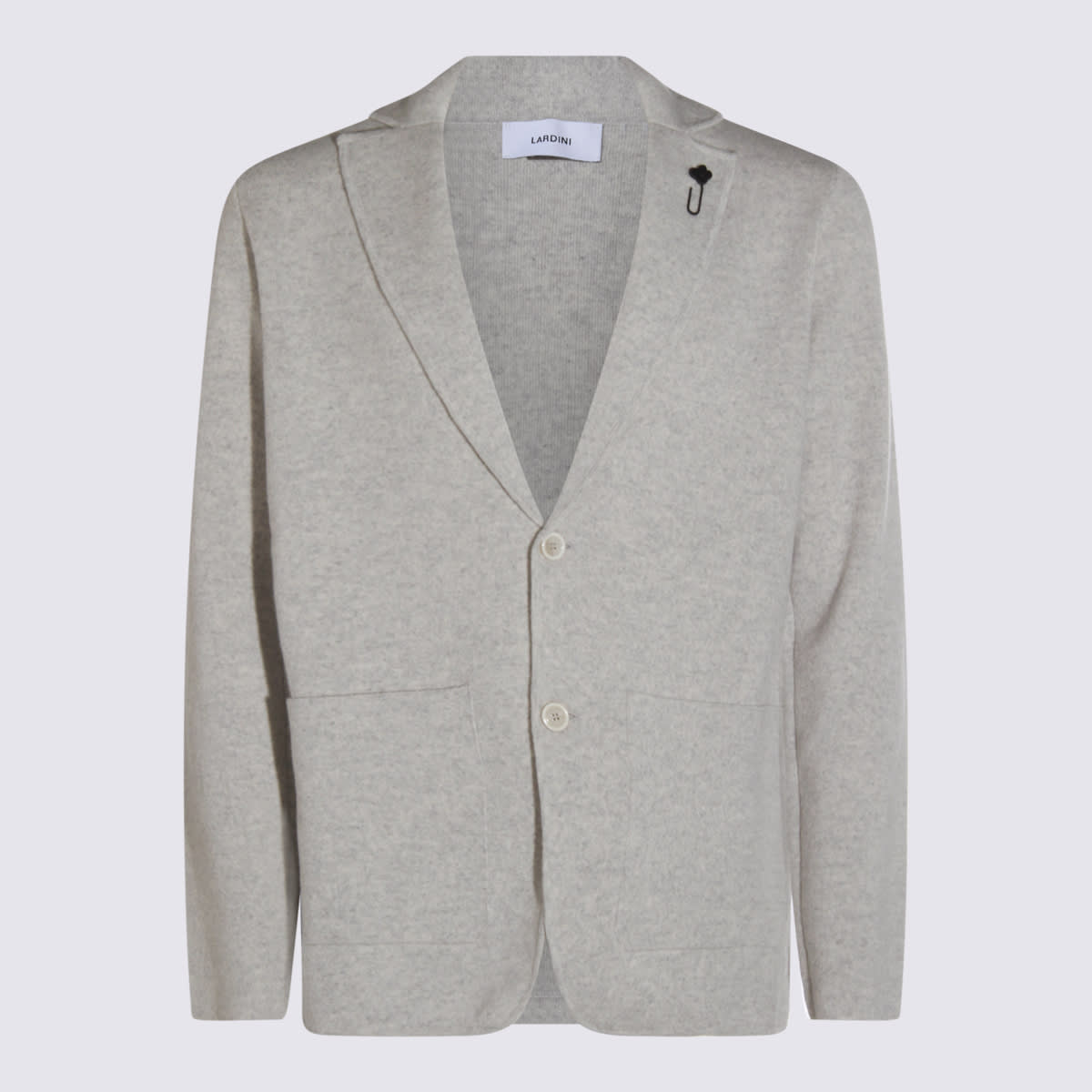 Lardini Grey Wool Knitwear