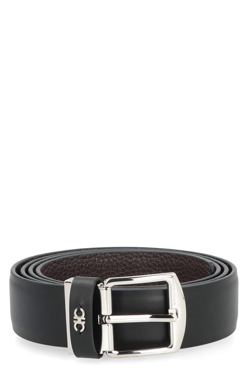 Salvatore Ferragamo 双面皮质皮带