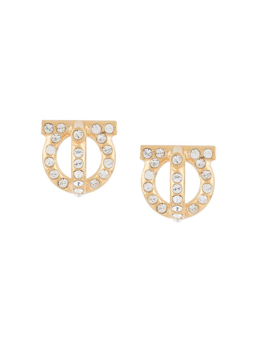 Salvatore Ferragamo Gancini Earrings