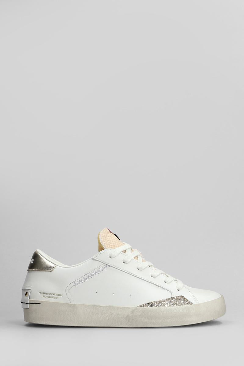 Crime London Distressed Sneakers