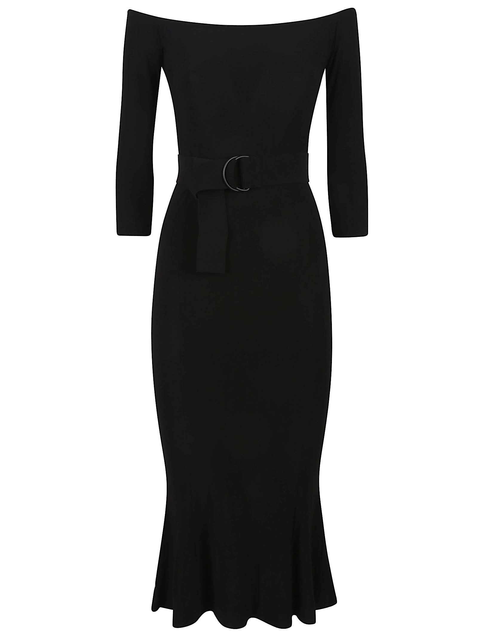 Norma Kamali Off Shoulder Fisht Ail Dress