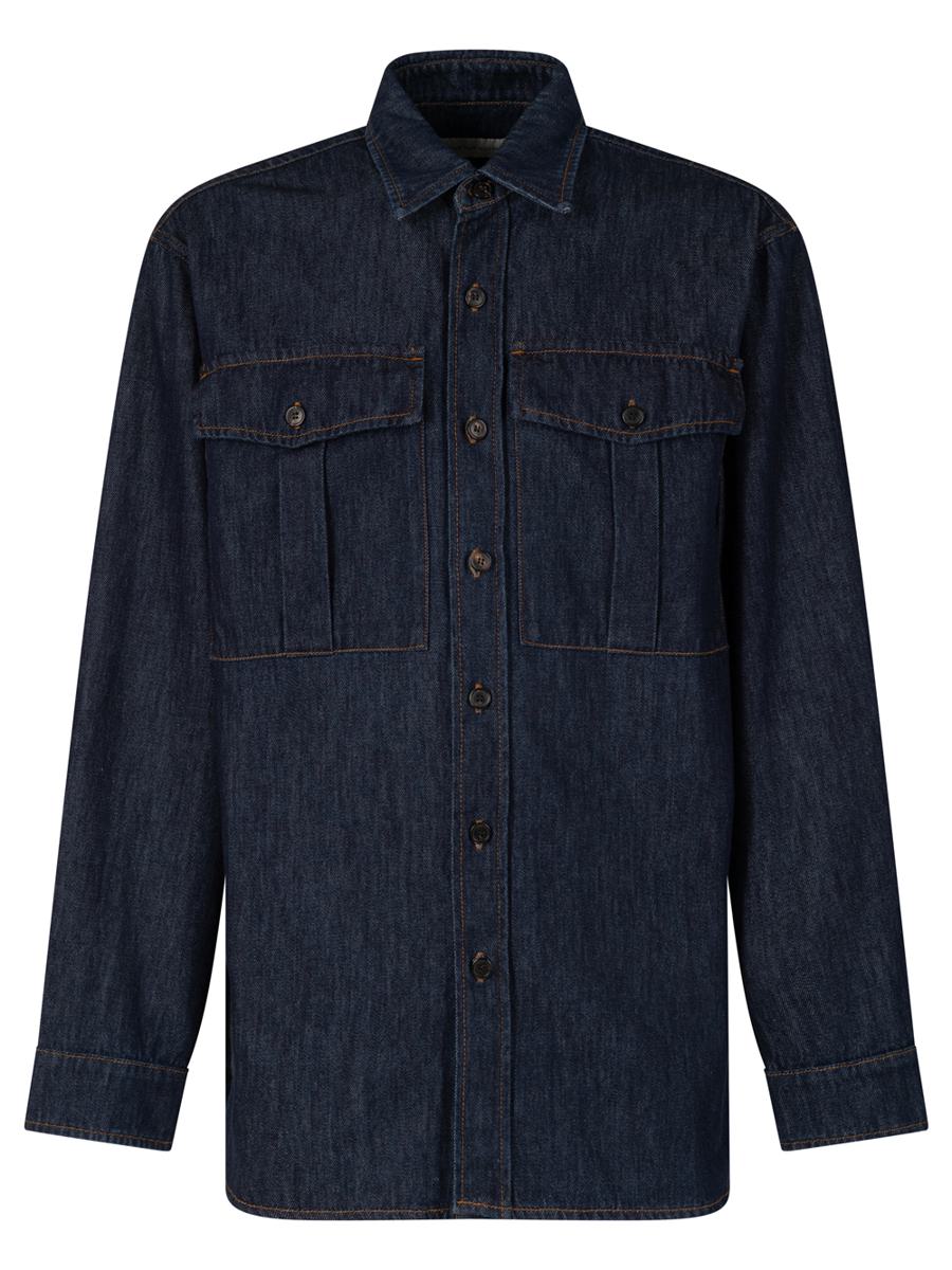 Dries Van Noten Calendos Denim Shirt Clothing