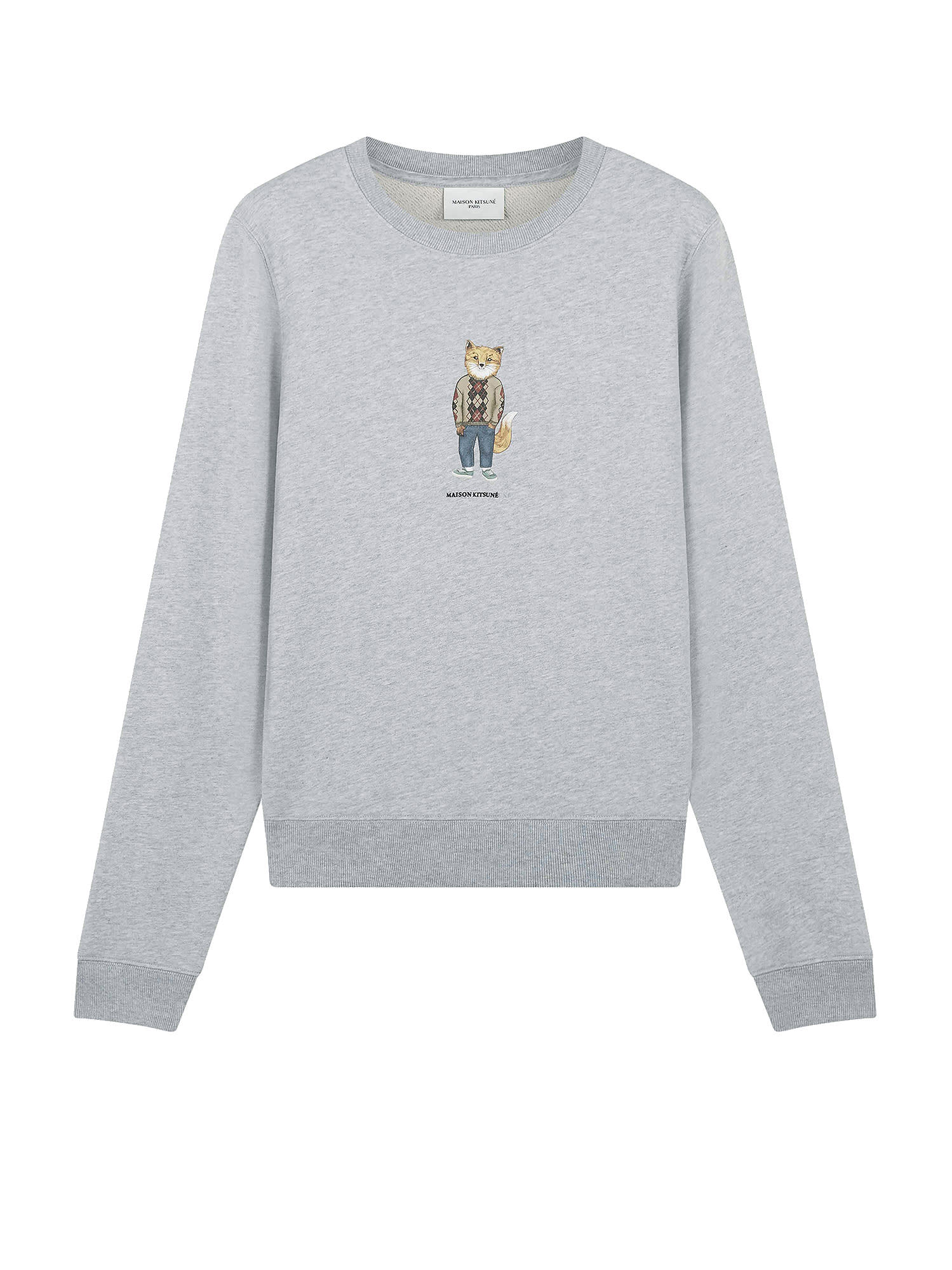 Maison Kitsuné Cotton Sweatshirt With Dressed Fox Print