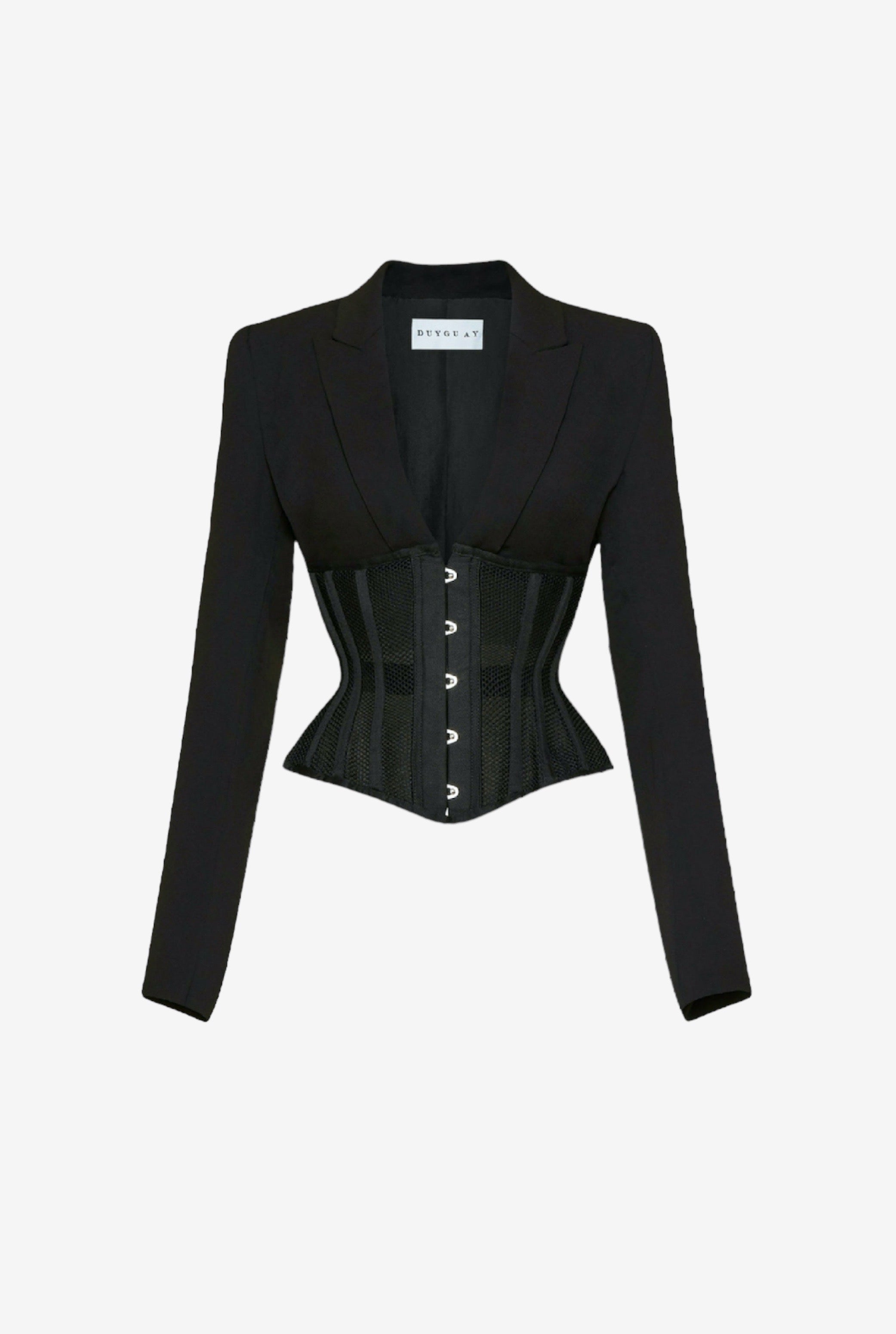 CORSET BLAZER NOIR