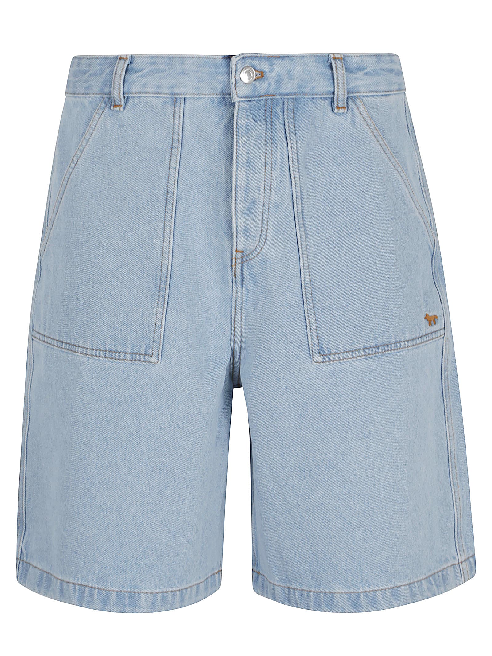 Maison Kitsuné Denim Workwear Shorts