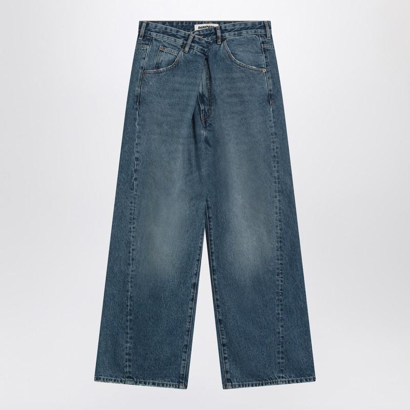 Darkpark Asymmetrical Wide Leg Jeans Ined