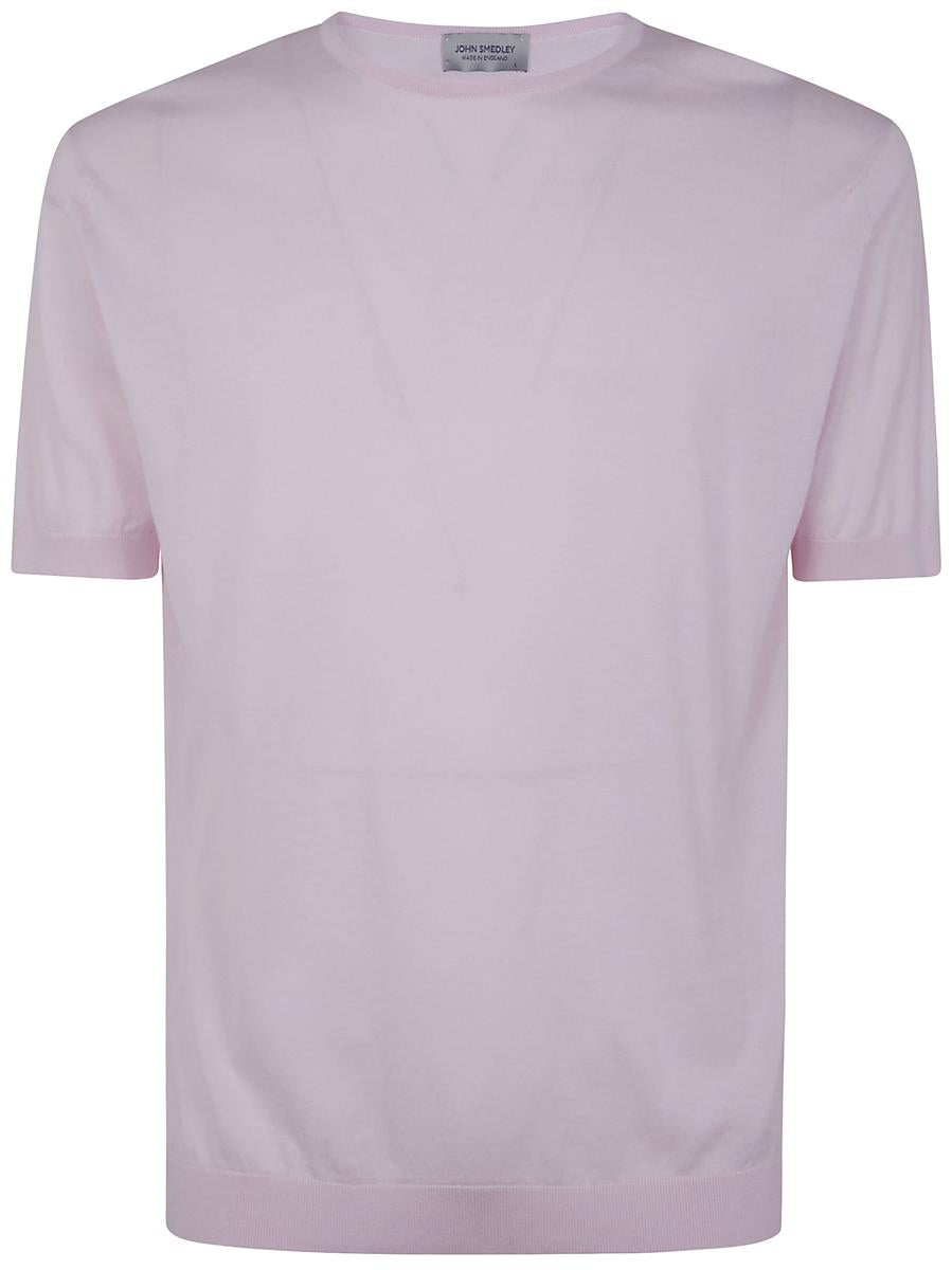 John Smedley Belden Short Sleeves Crew Neck T-Shirt Clothing